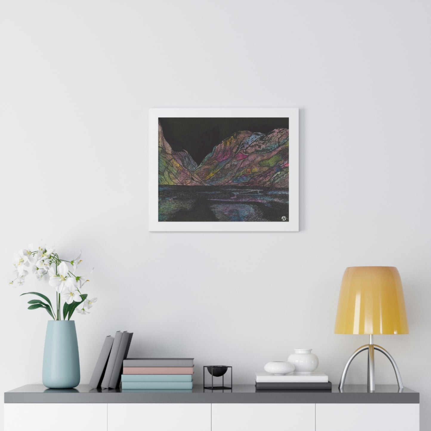 LAKE GUDVAGAN Framed Horizontal Poster