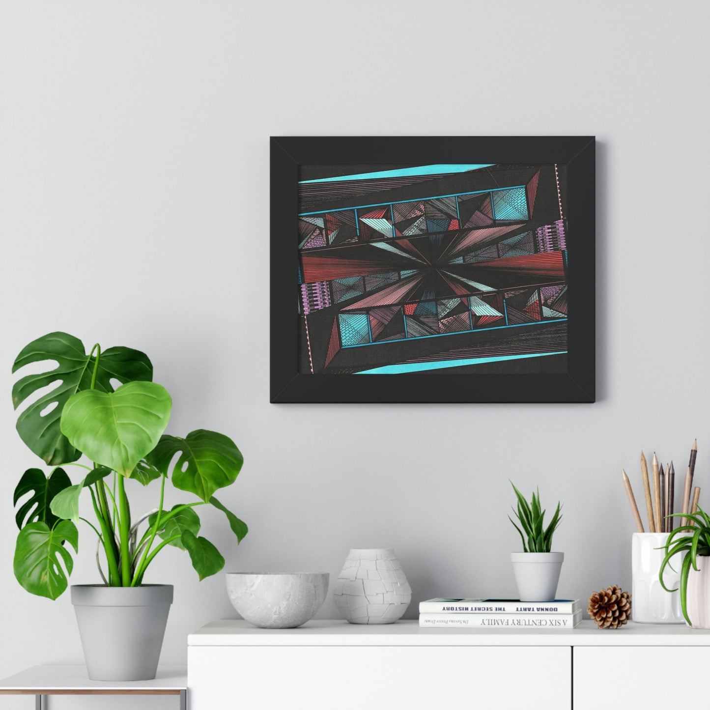 DUO MEGALOPOLIS Framed Horizontal Poster