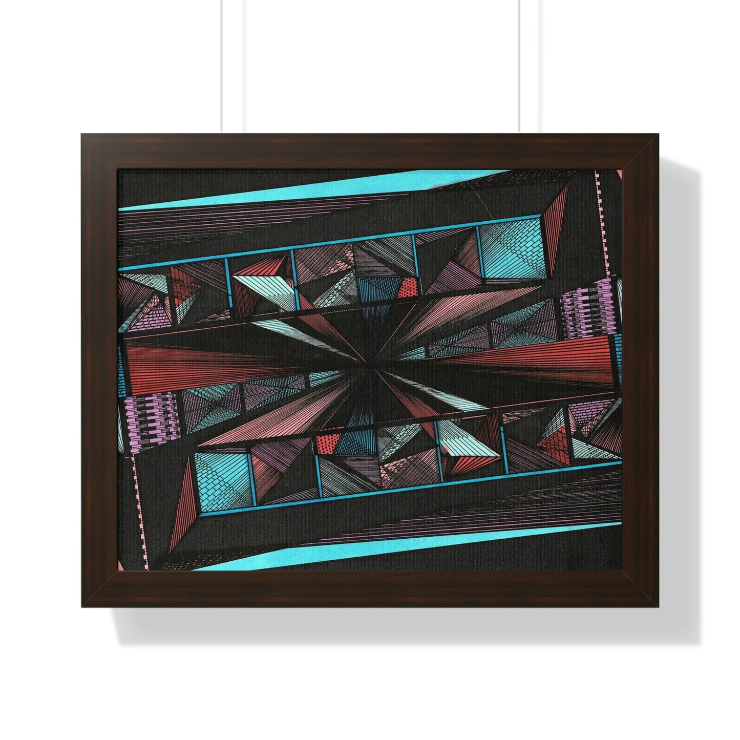 DUO MEGALOPOLIS Framed Horizontal Poster