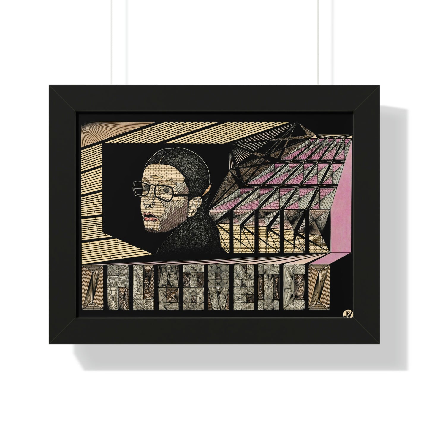 PLATONIC LOVE Framed Horizontal Poster