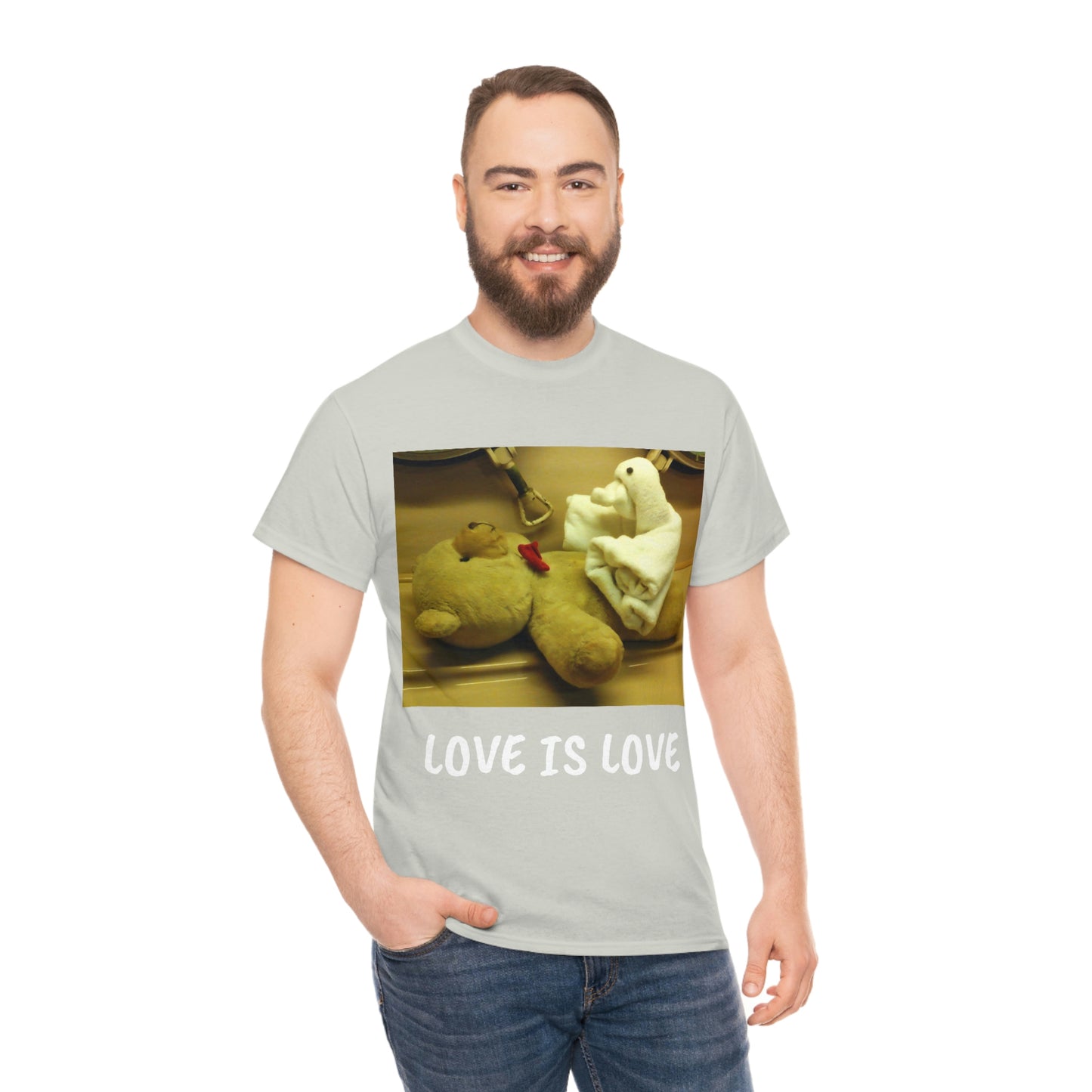 LOVE IS LOVE Unisex Heavy Cotton Tee