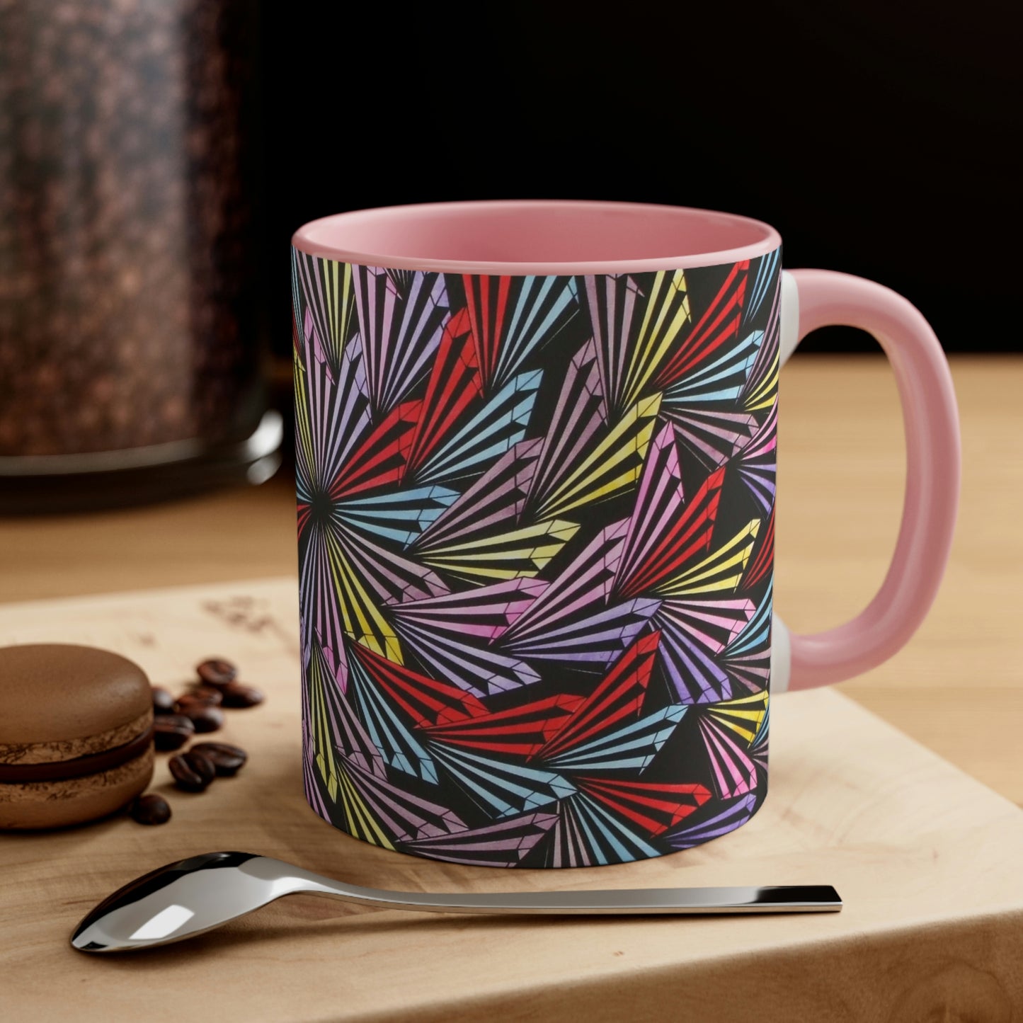 PINWHEEL Accent Coffee Mug, 11oz