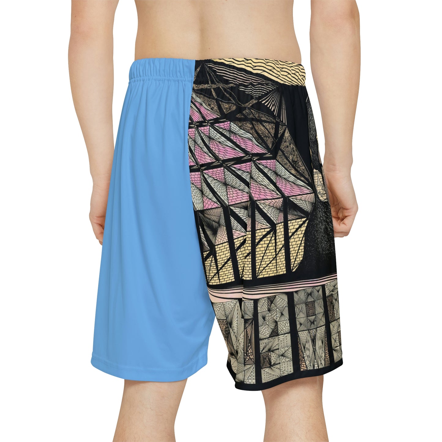BLUE PLATONIC LOVE  Men’s Sports Shorts (does not have pockets)