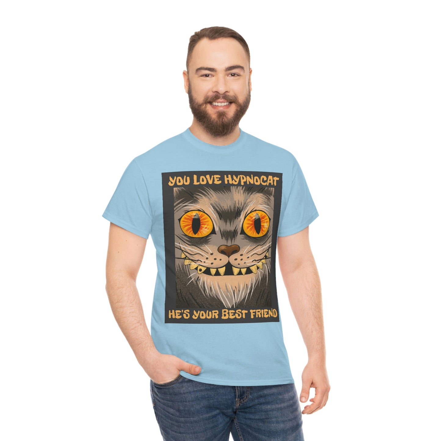 YOU LOVE HYPNOCAT Unisex Heavy Cotton Tee
