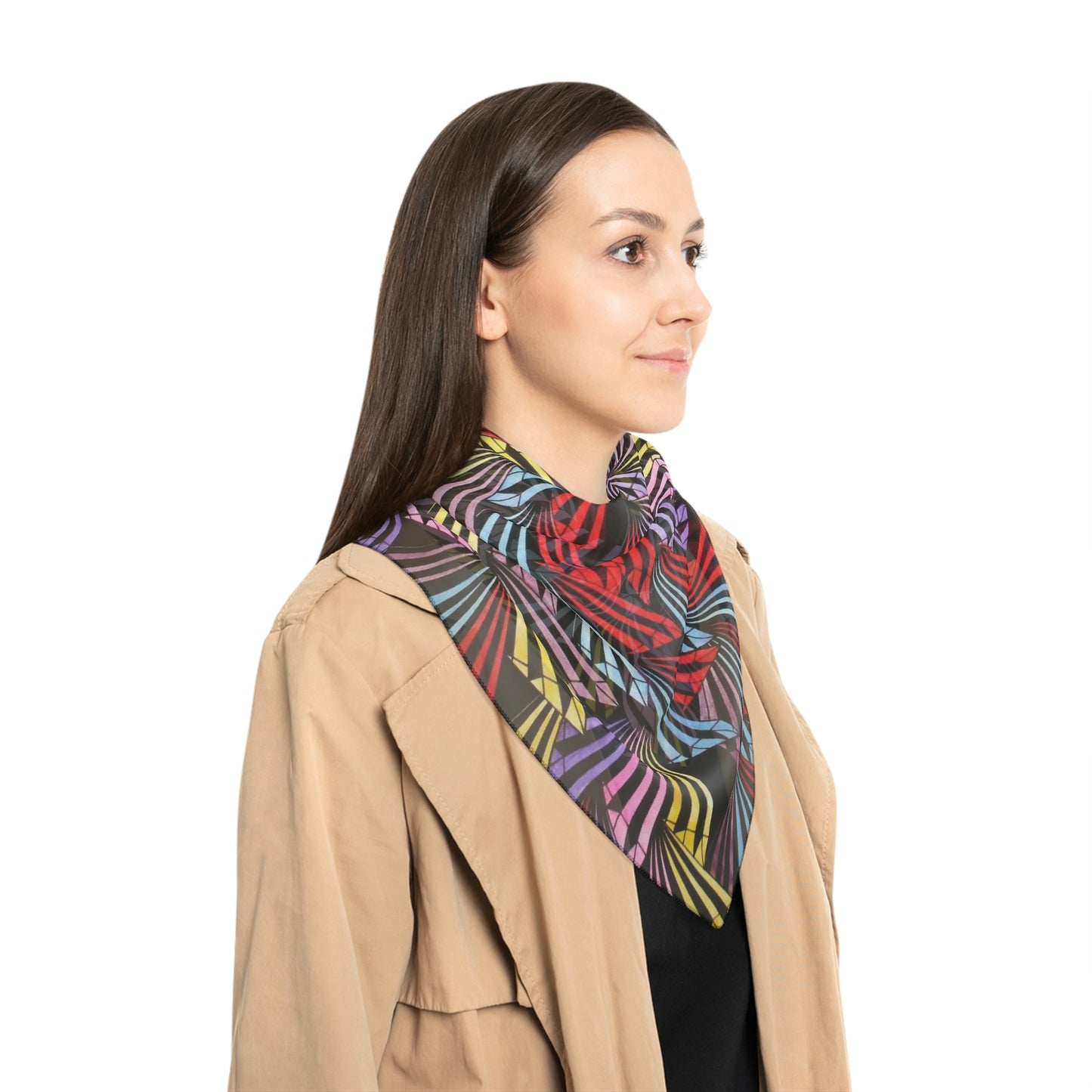 PINWHEEL Poly Scarf