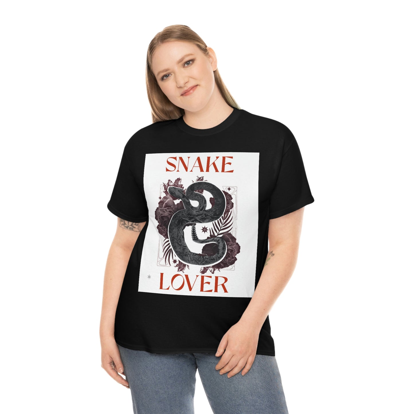 SNAKE LOVER Unisex Heavy Cotton Tee