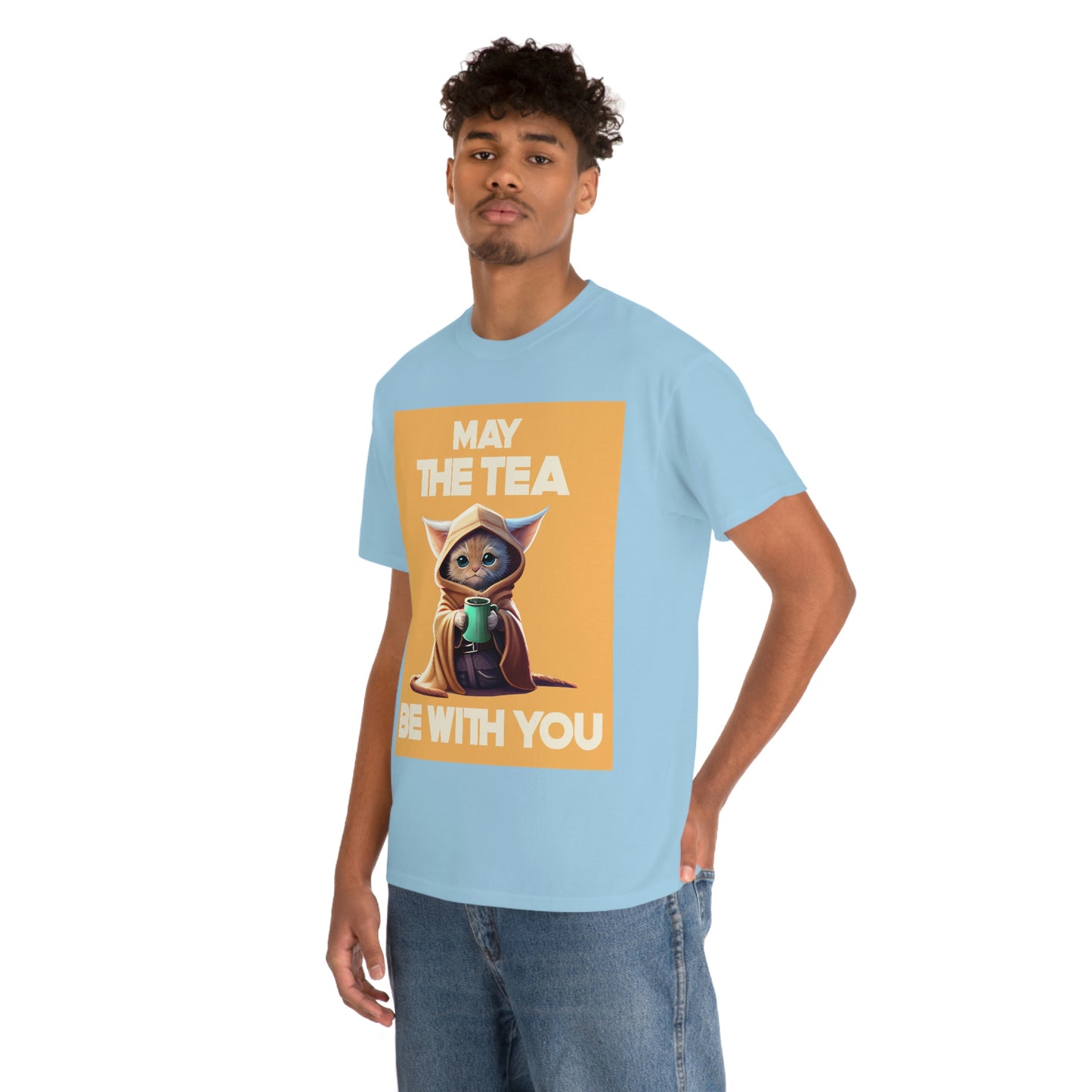 MAY THE TEA BE WITH YOU Unisex Heavy Cotton Tee