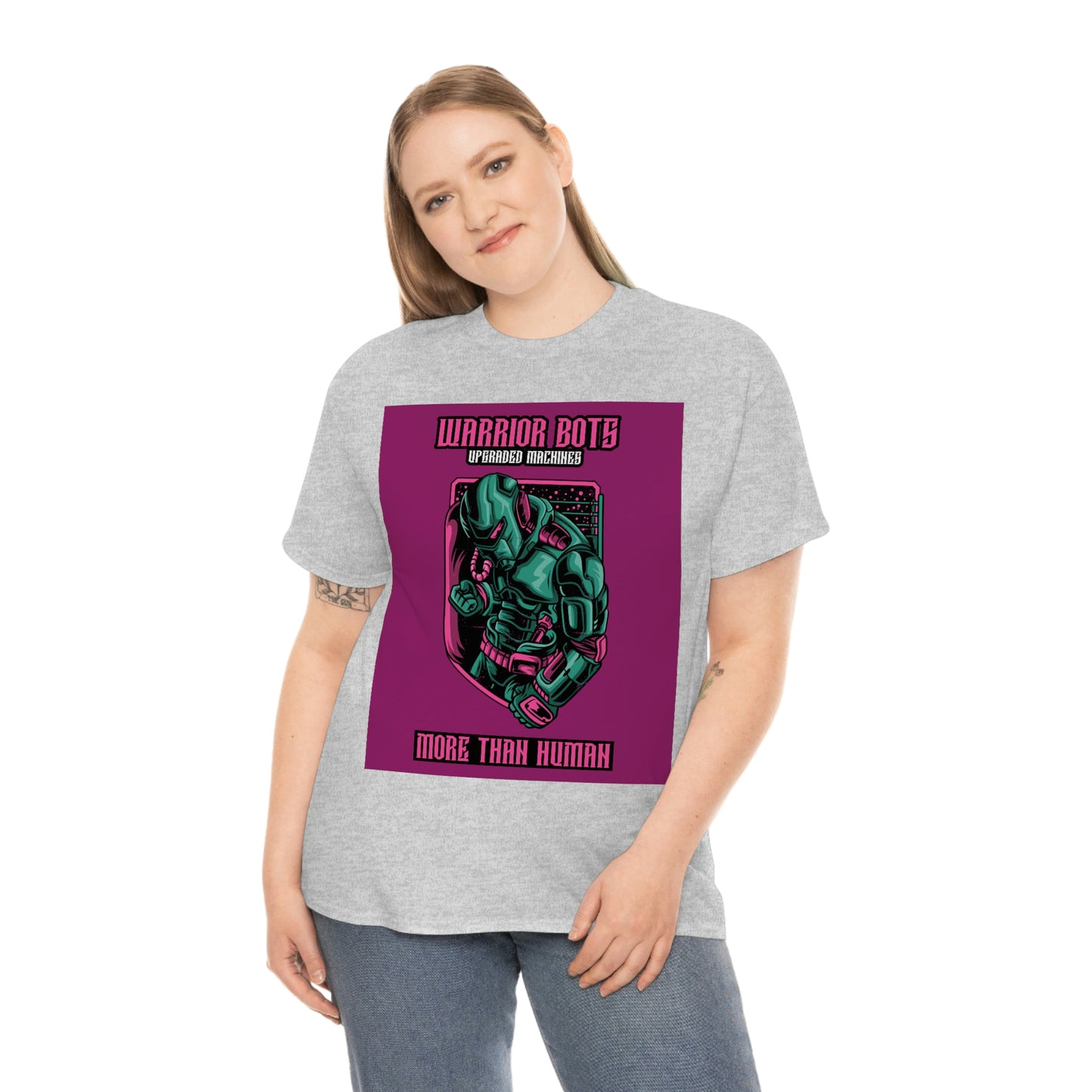 WARRIOR BOTS Unisex Heavy Cotton Tee
