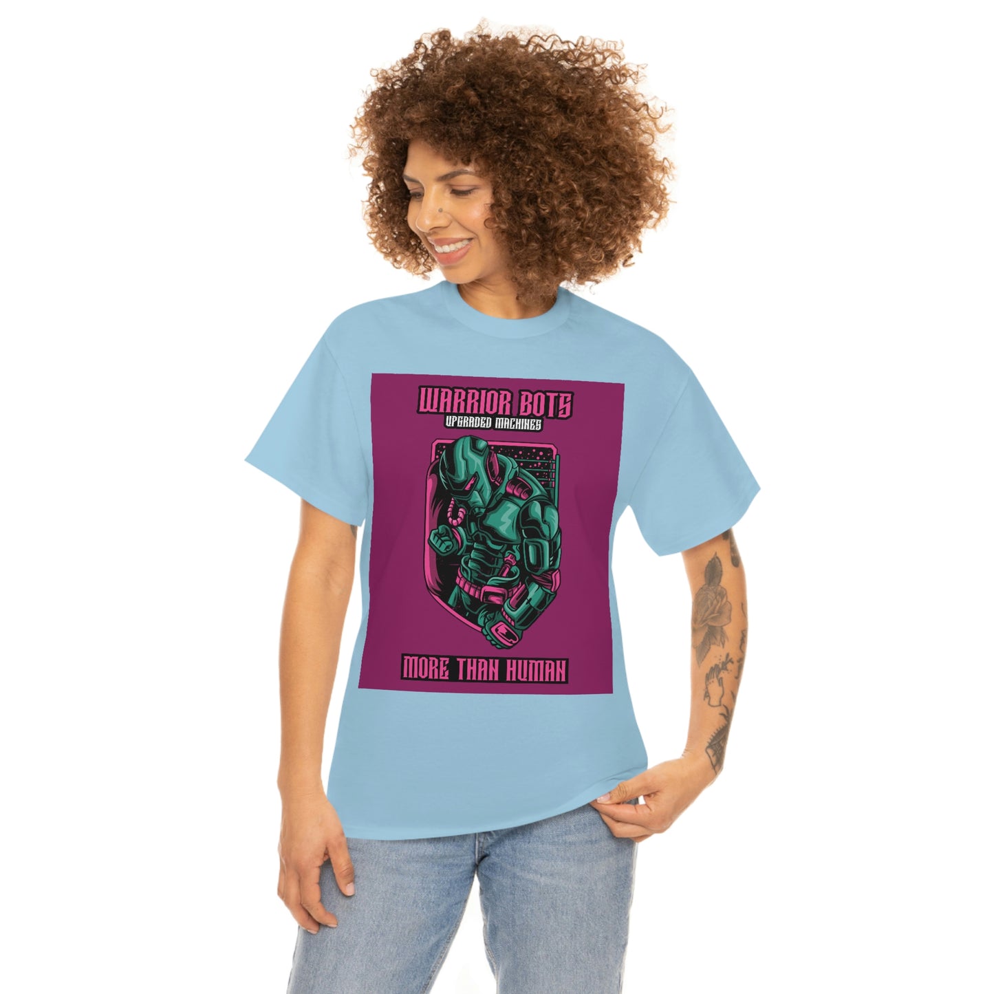 WARRIOR BOTS Unisex Heavy Cotton Tee