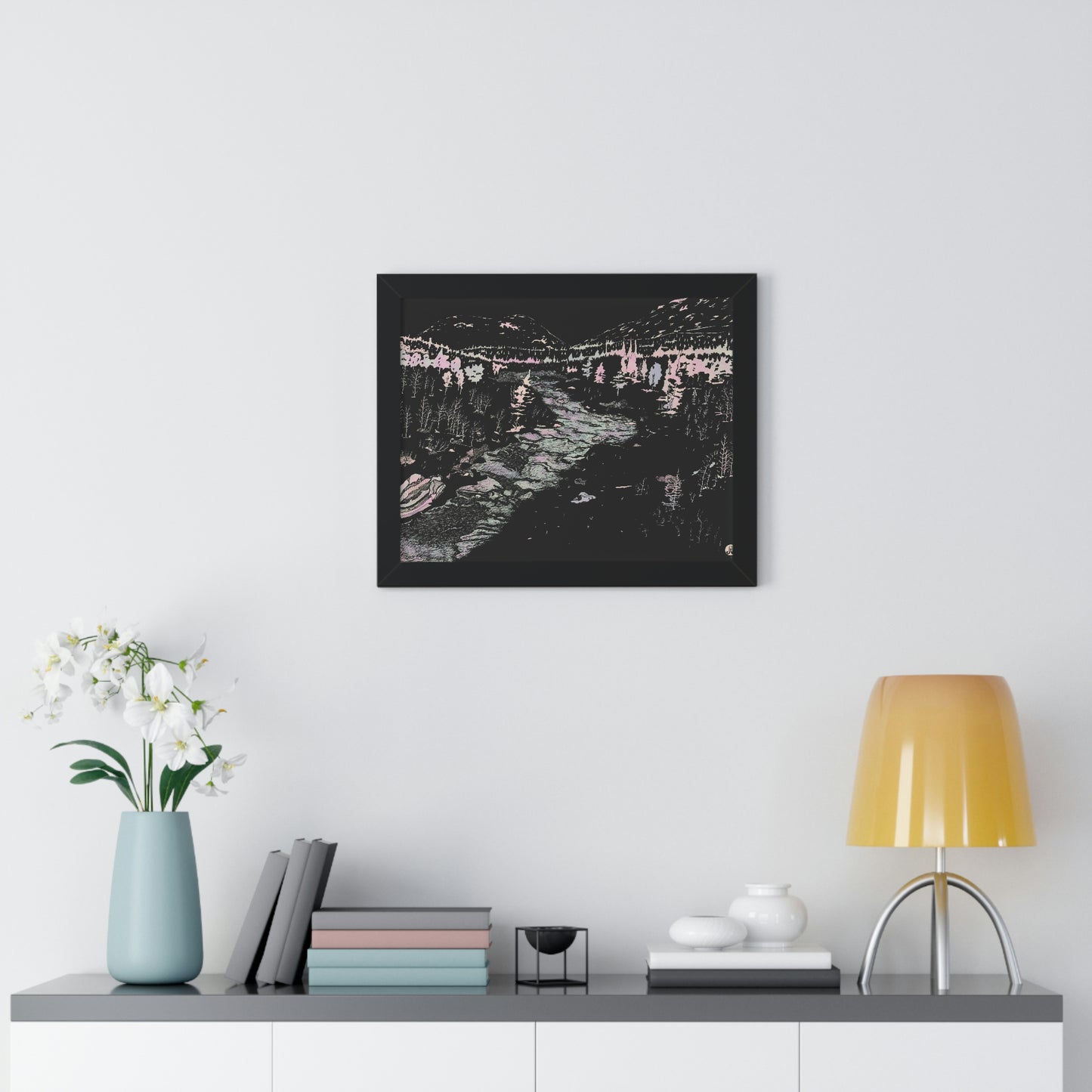 WONDERLUST Framed Horizontal Poster