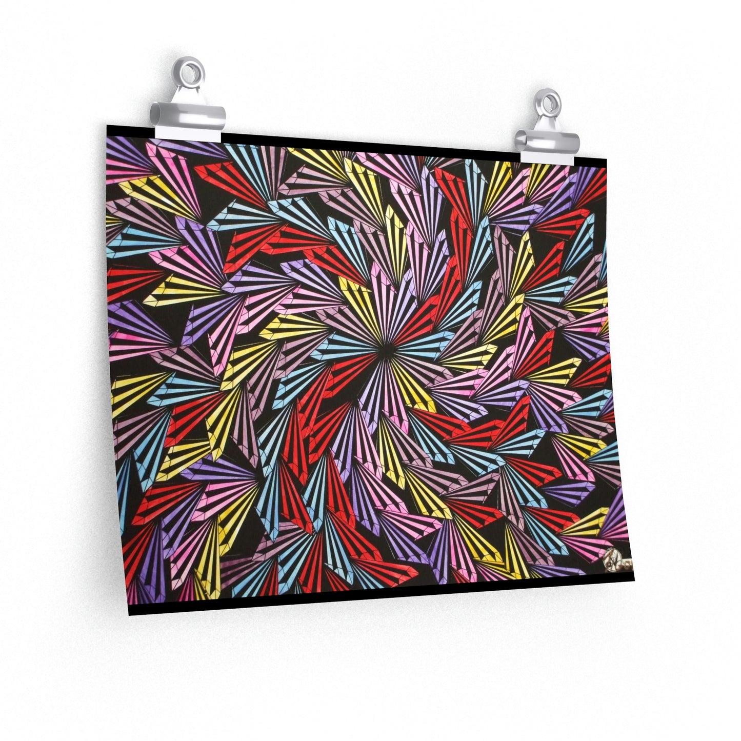PINWHEEL Premium Matte horizontal posters