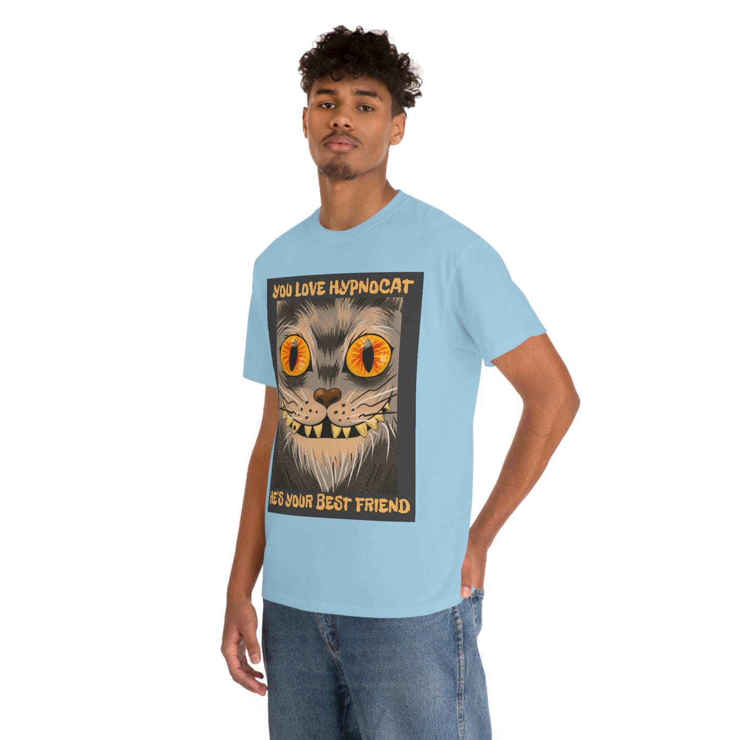 YOU LOVE HYPNOCAT Unisex Heavy Cotton Tee