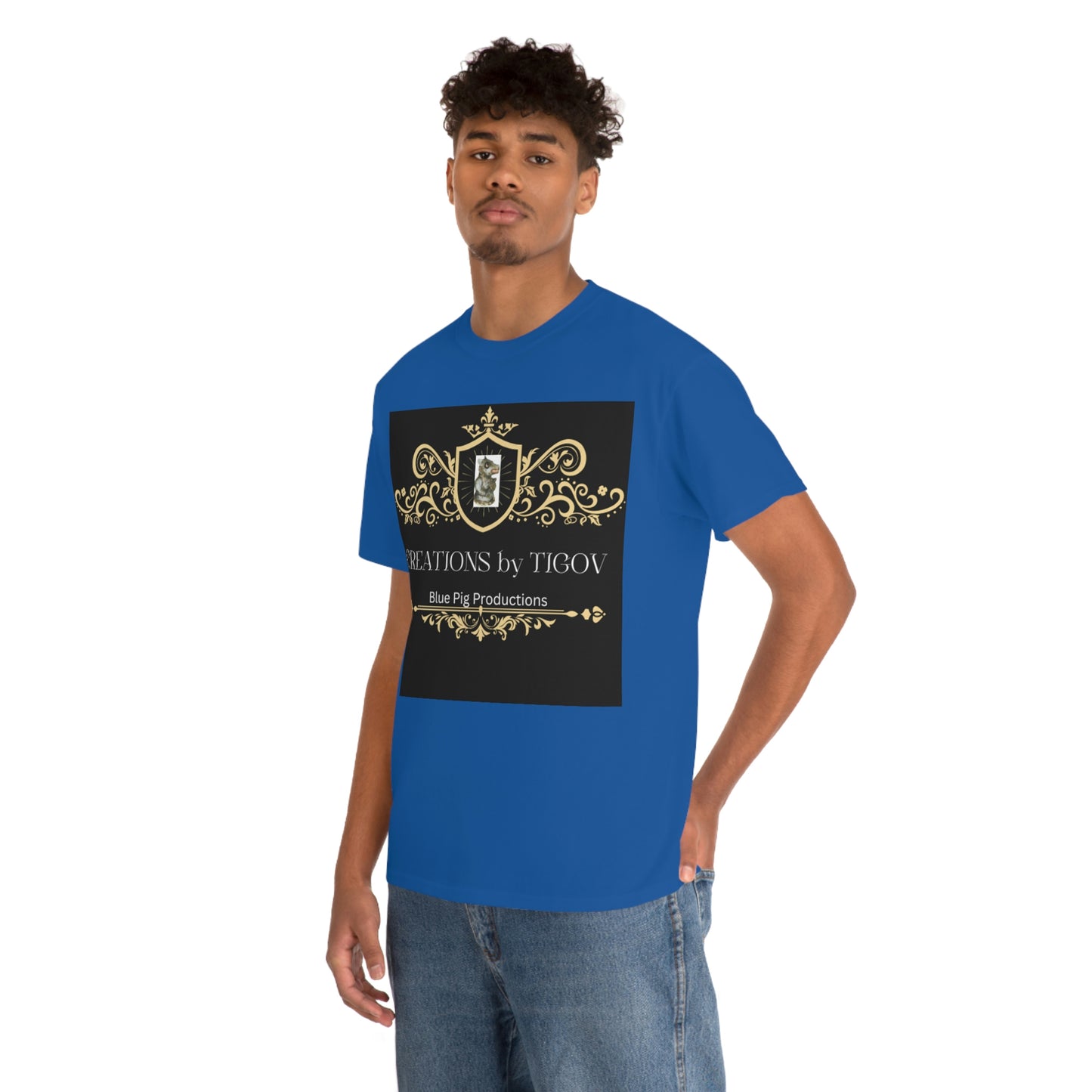 CREATIONS BY TIGOV Unisex Heavy Cotton Tee