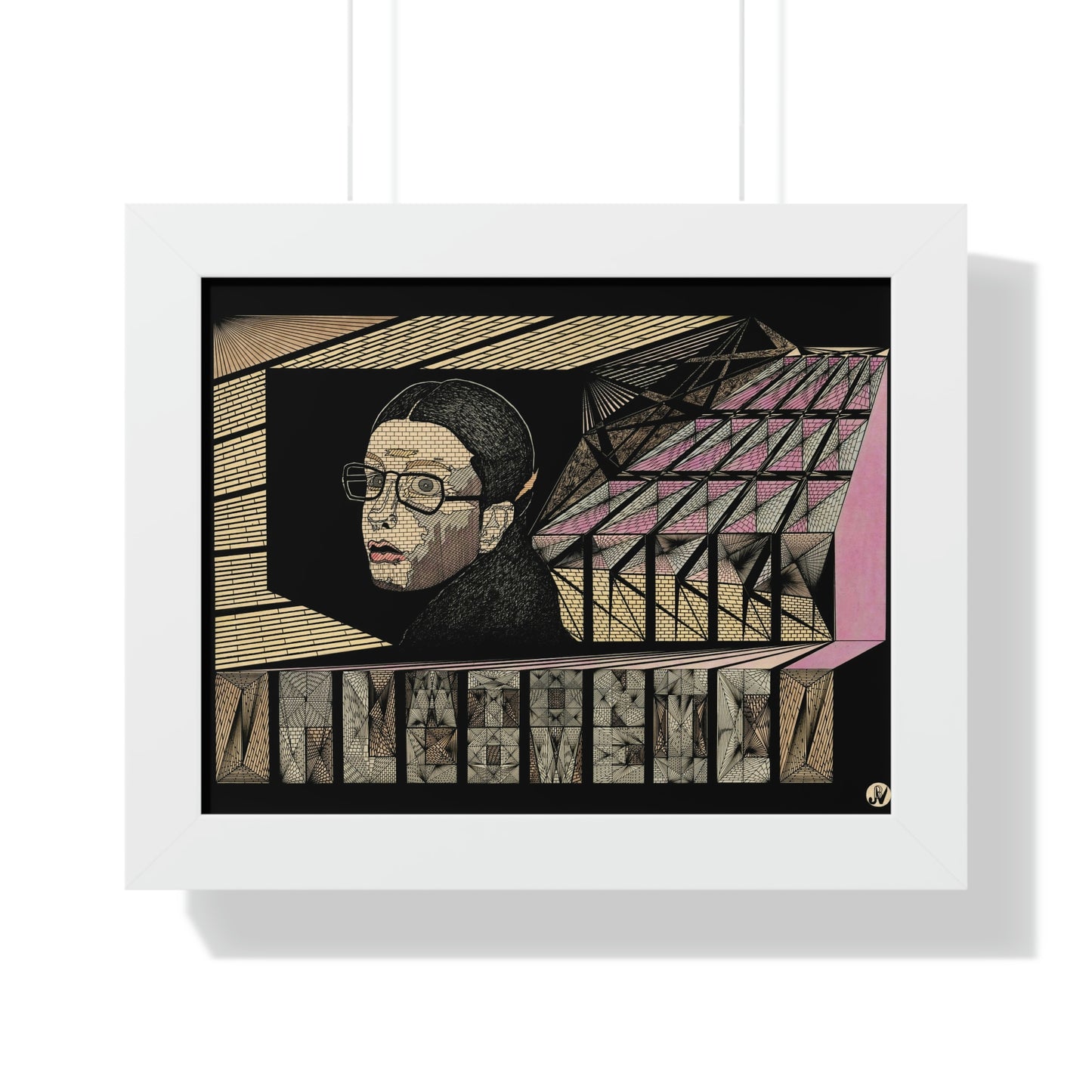 PLATONIC LOVE Framed Horizontal Poster