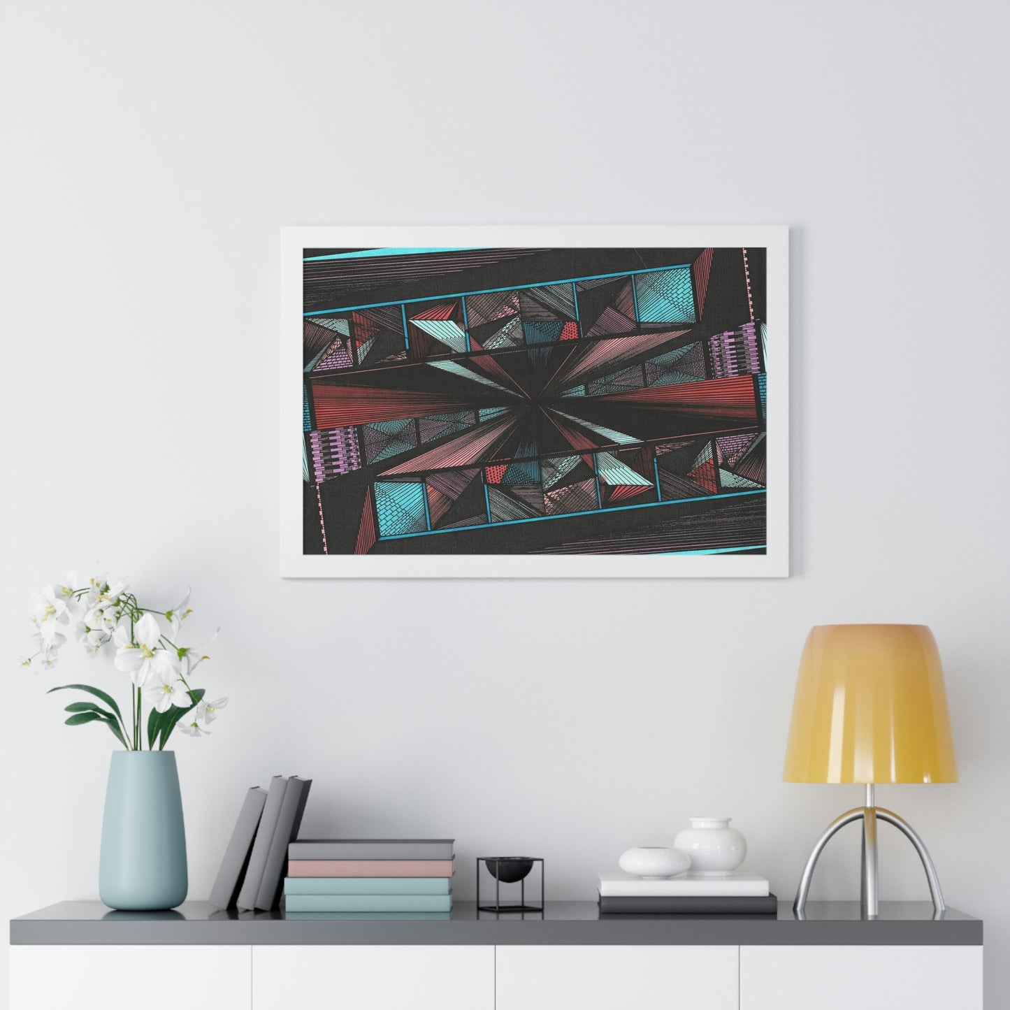 DUO MEGALOPOLIS Framed Horizontal Poster
