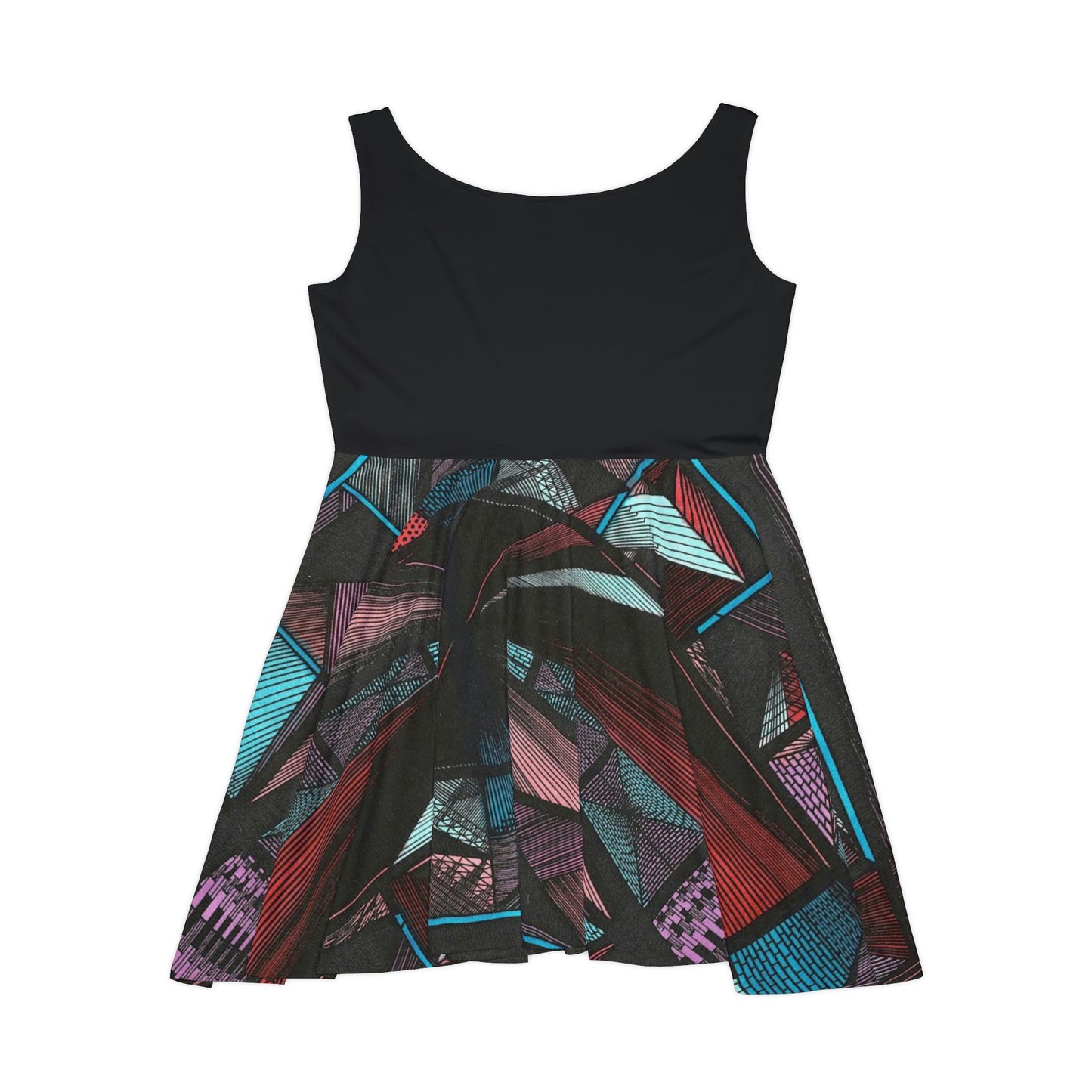BLACK DUO MEGALOPOLIS Women's Skater Dress