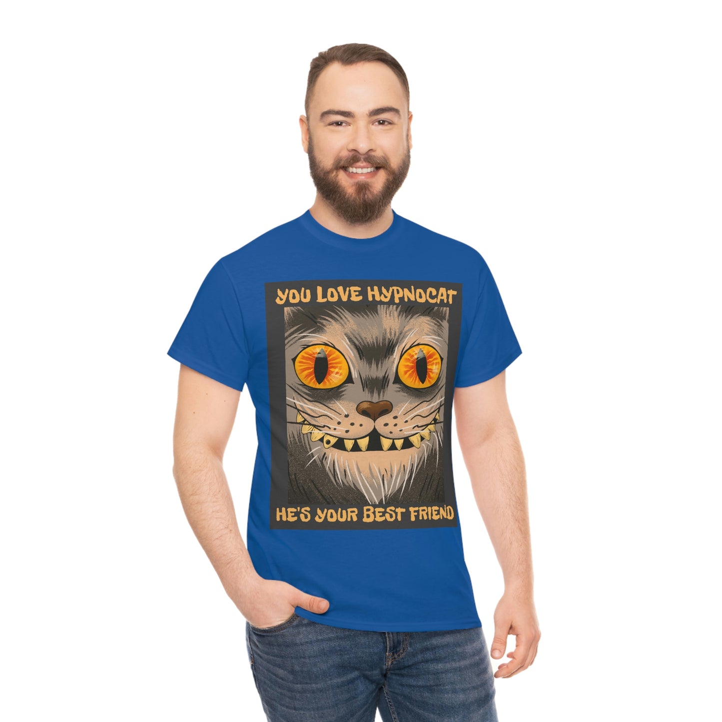 YOU LOVE HYPNOCAT Unisex Heavy Cotton Tee
