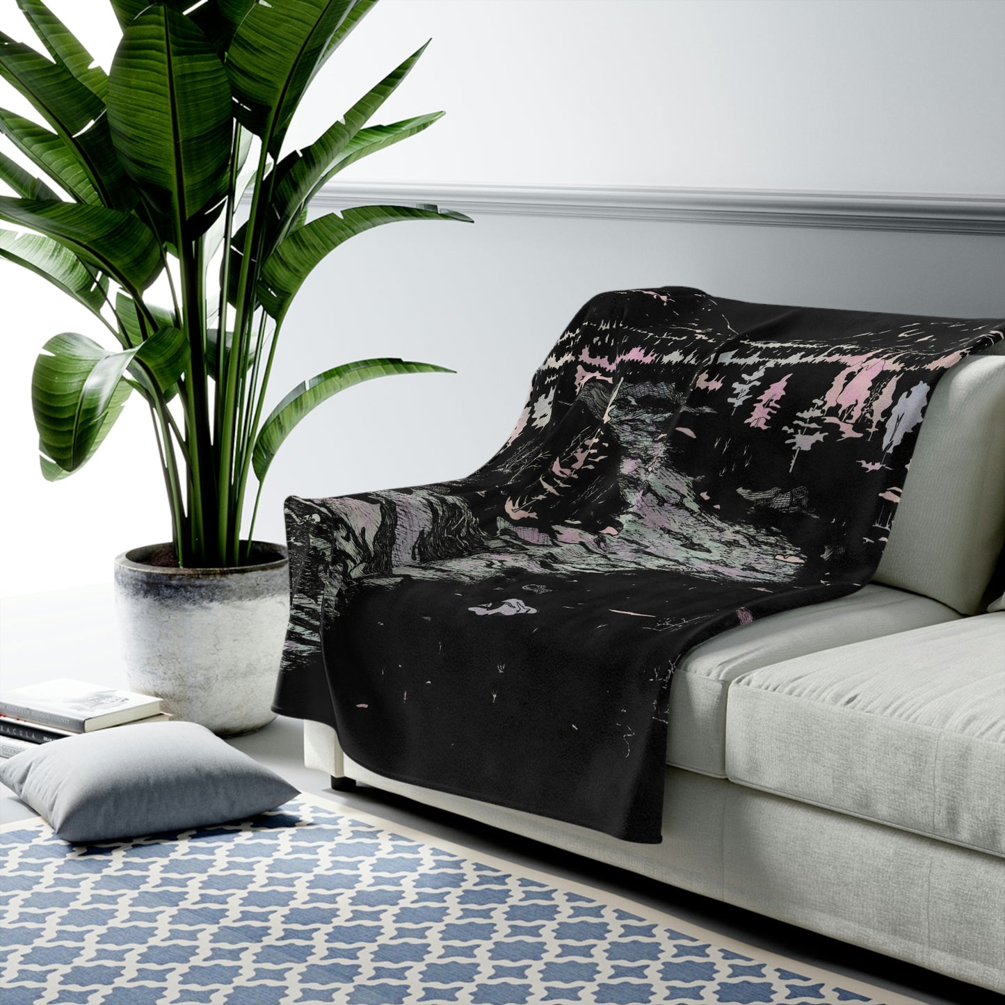 WONDERLUST Velveteen Plush Blanket