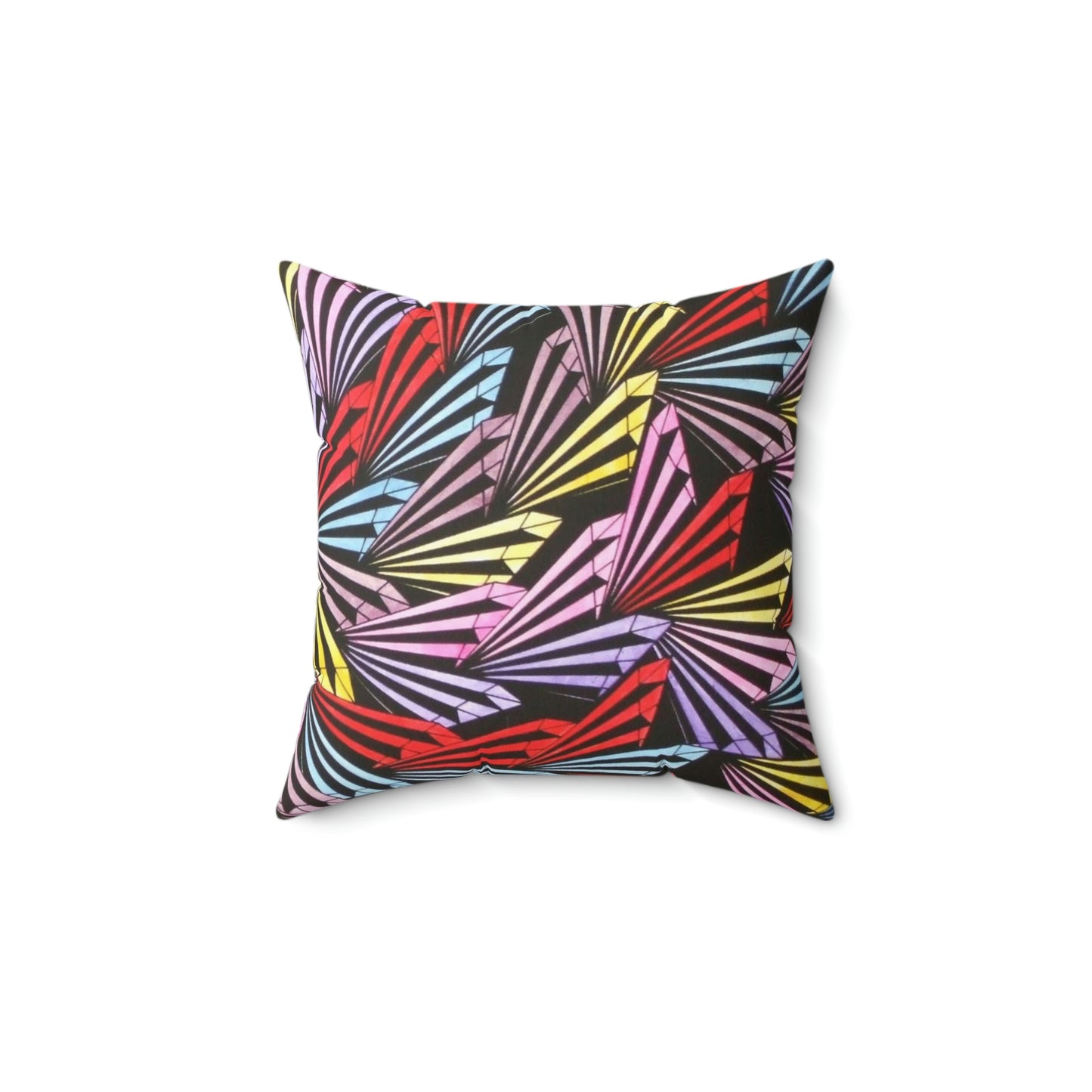 PINWHEEL Spun Polyester Square Pillow