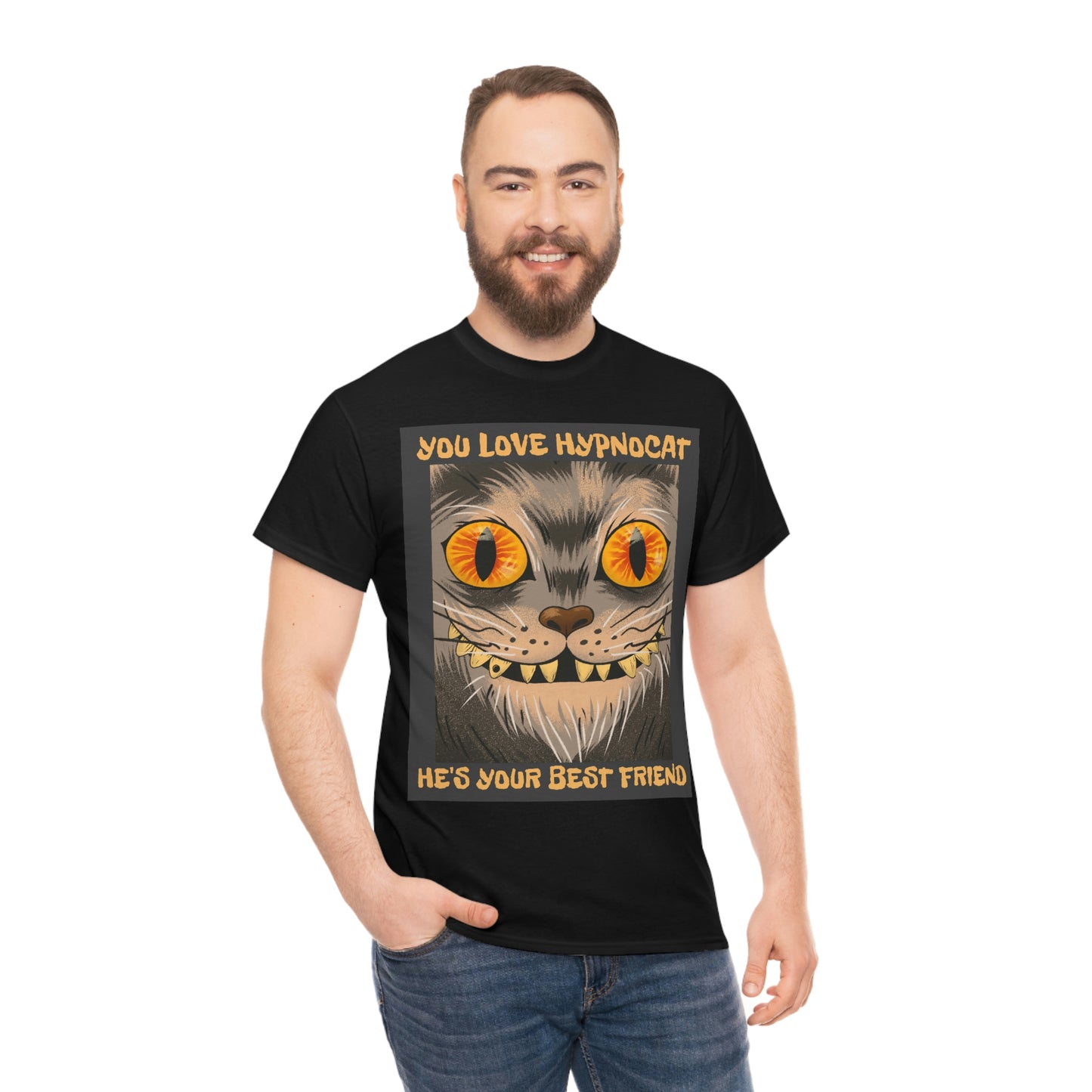 YOU LOVE HYPNOCAT Unisex Heavy Cotton Tee