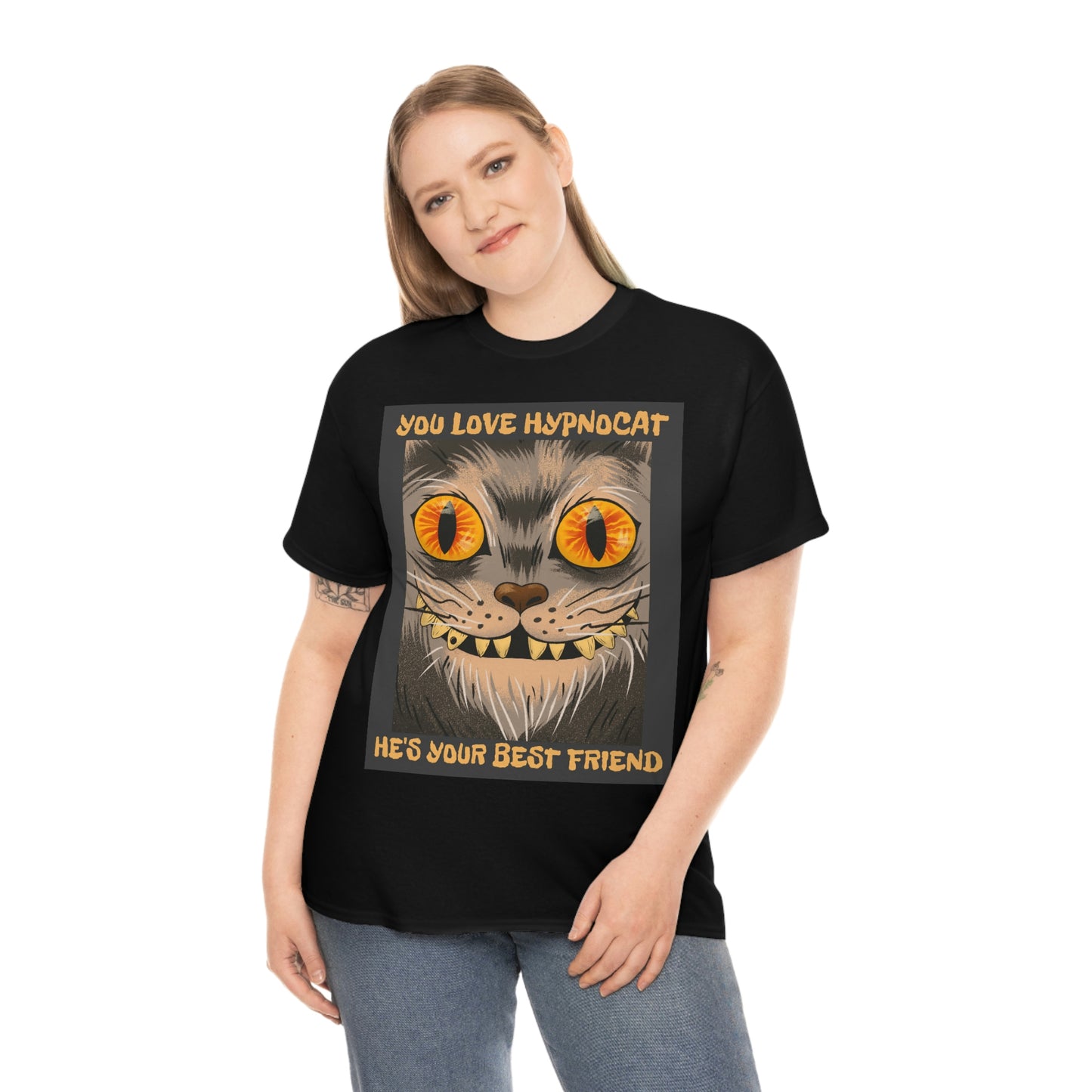 YOU LOVE HYPNOCAT Unisex Heavy Cotton Tee
