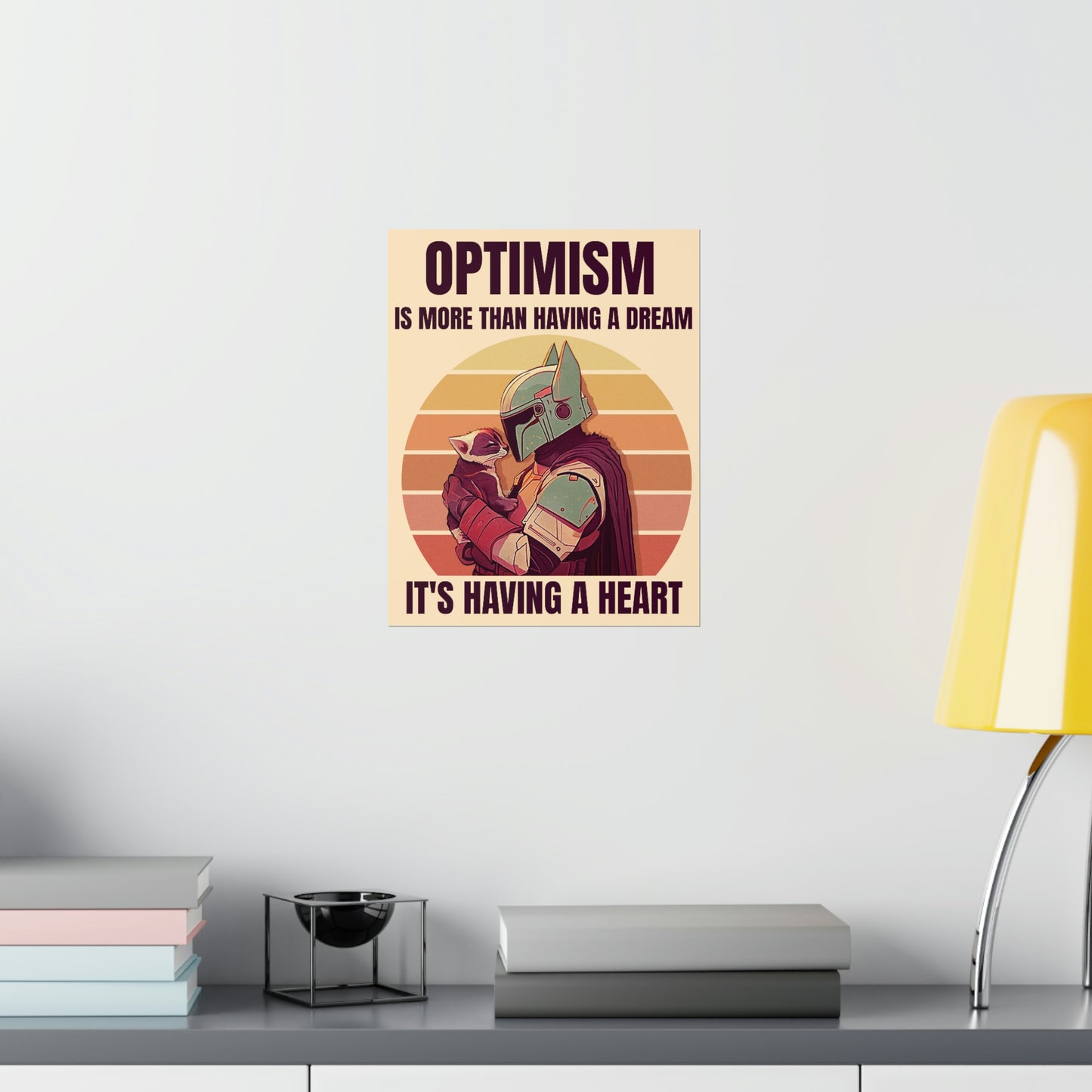 OPTIMISM Premium Matte Vertical Posters