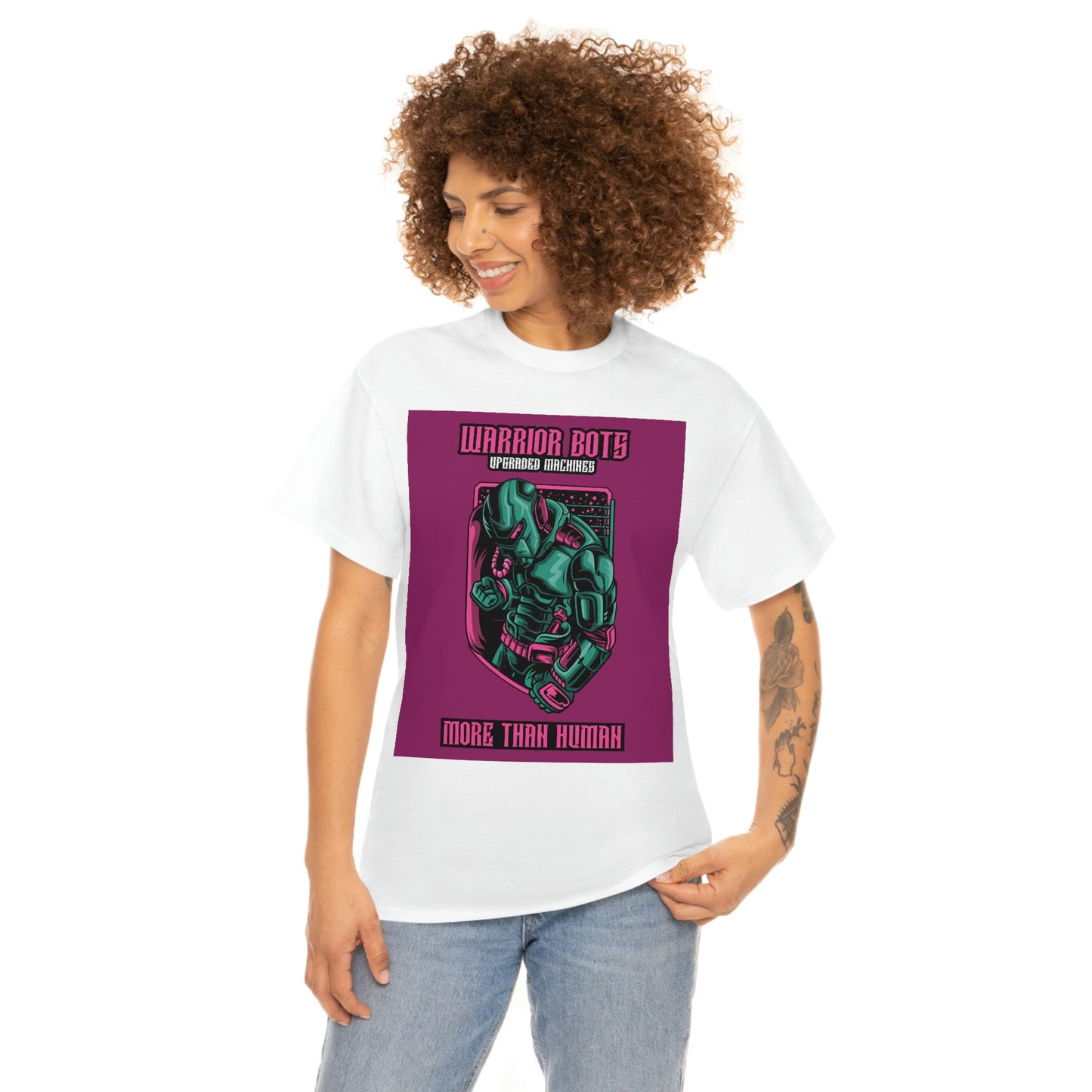 WARRIOR BOTS Unisex Heavy Cotton Tee