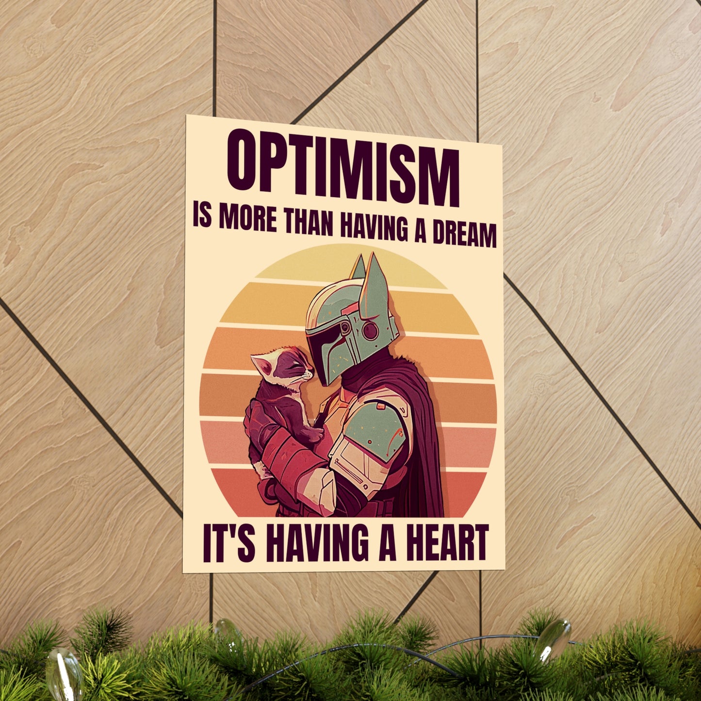 OPTIMISM Premium Matte Vertical Posters