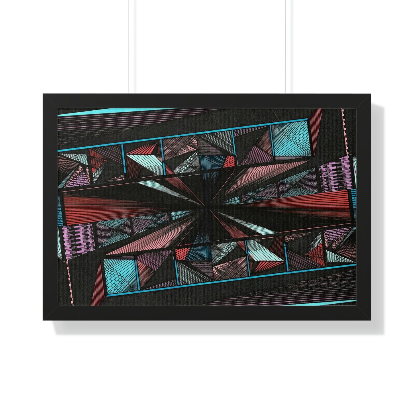 DUO MEGALOPOLIS Framed Horizontal Poster