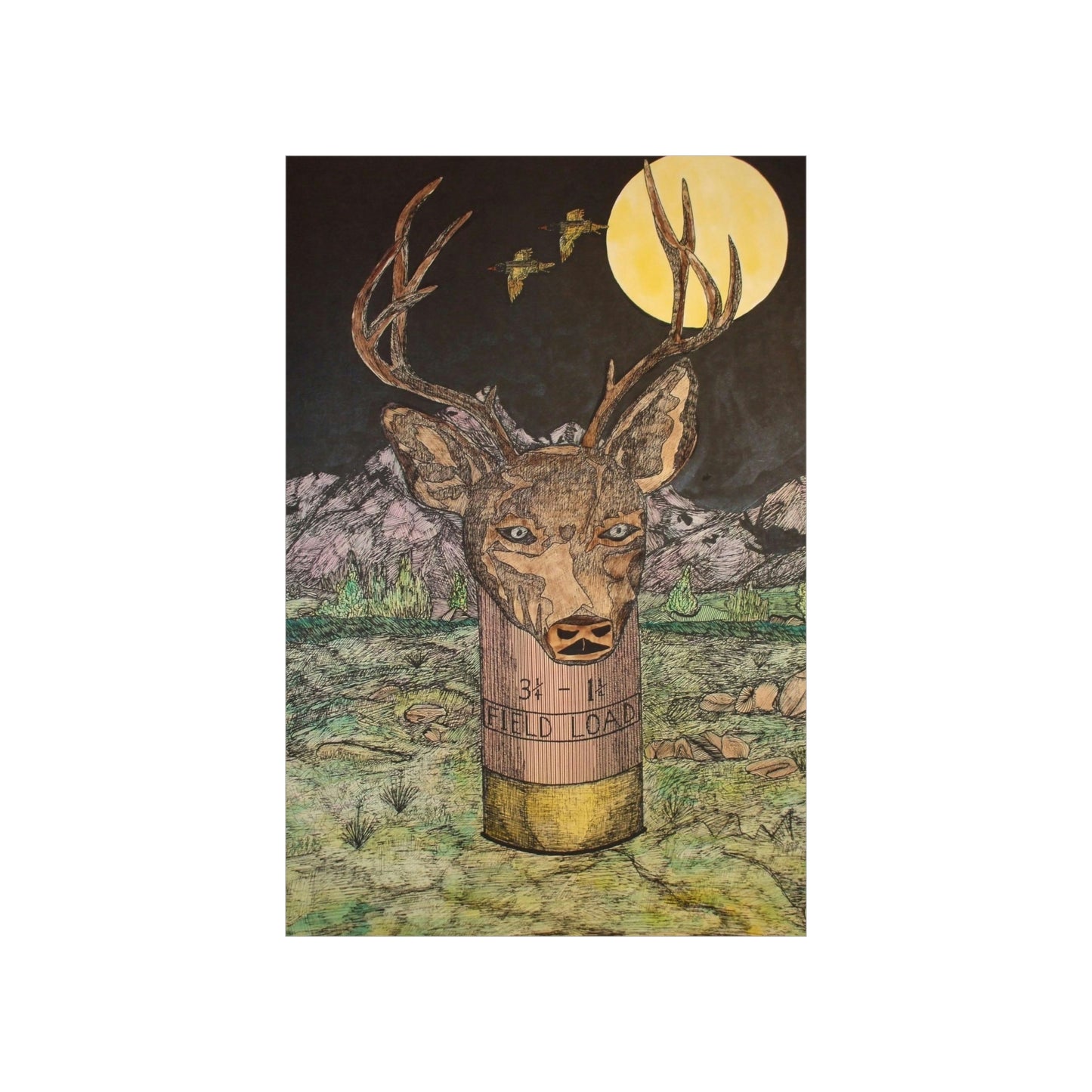 BUCKSHOT Premium Matte Vertical Posters