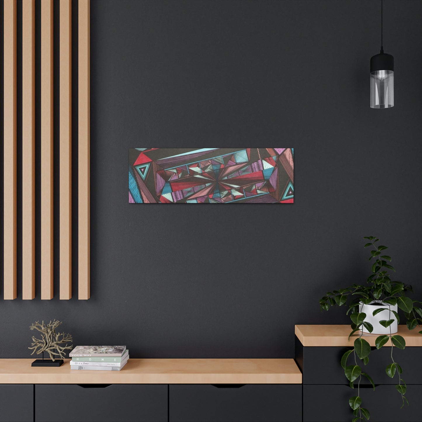 LIGHT DUO MEGALOPOLIS Canvas Gallery Wraps