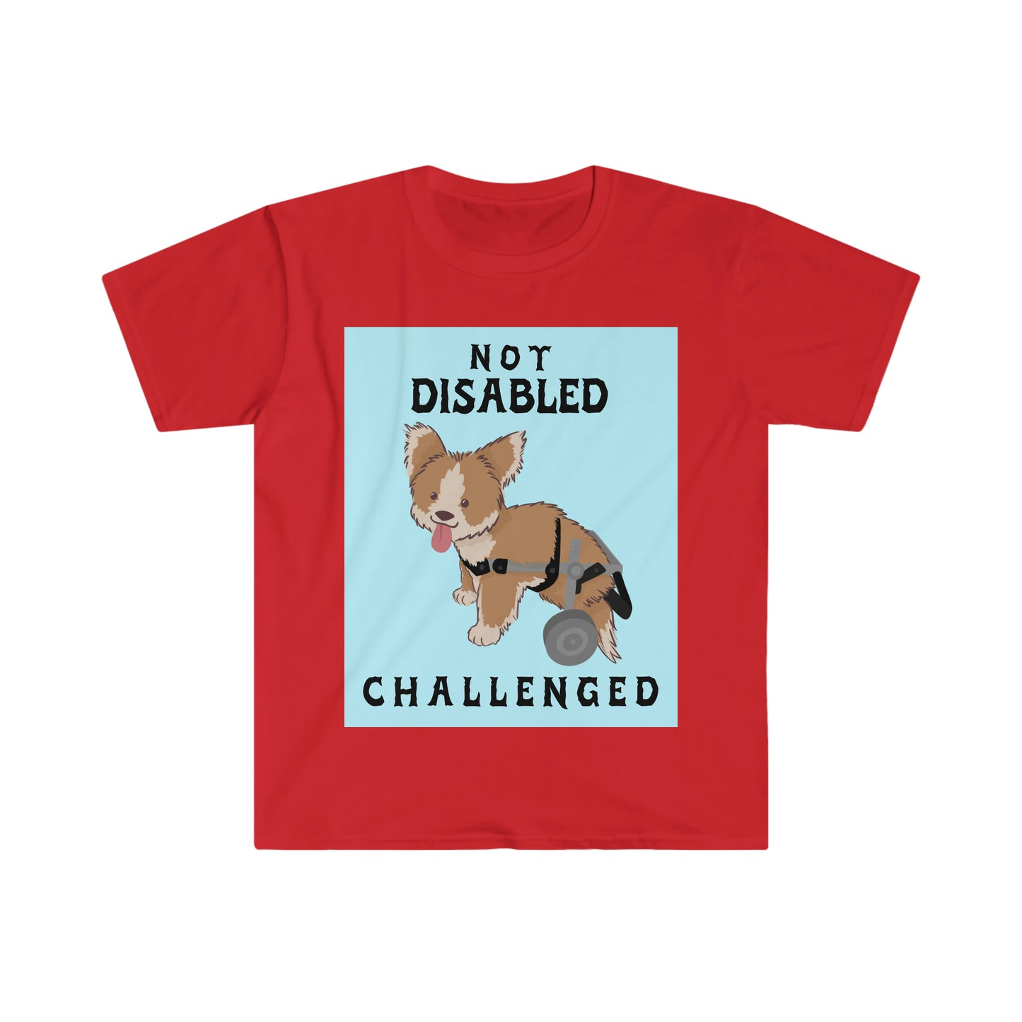 NOT DISABLED Unisex Softstyle T-Shirt