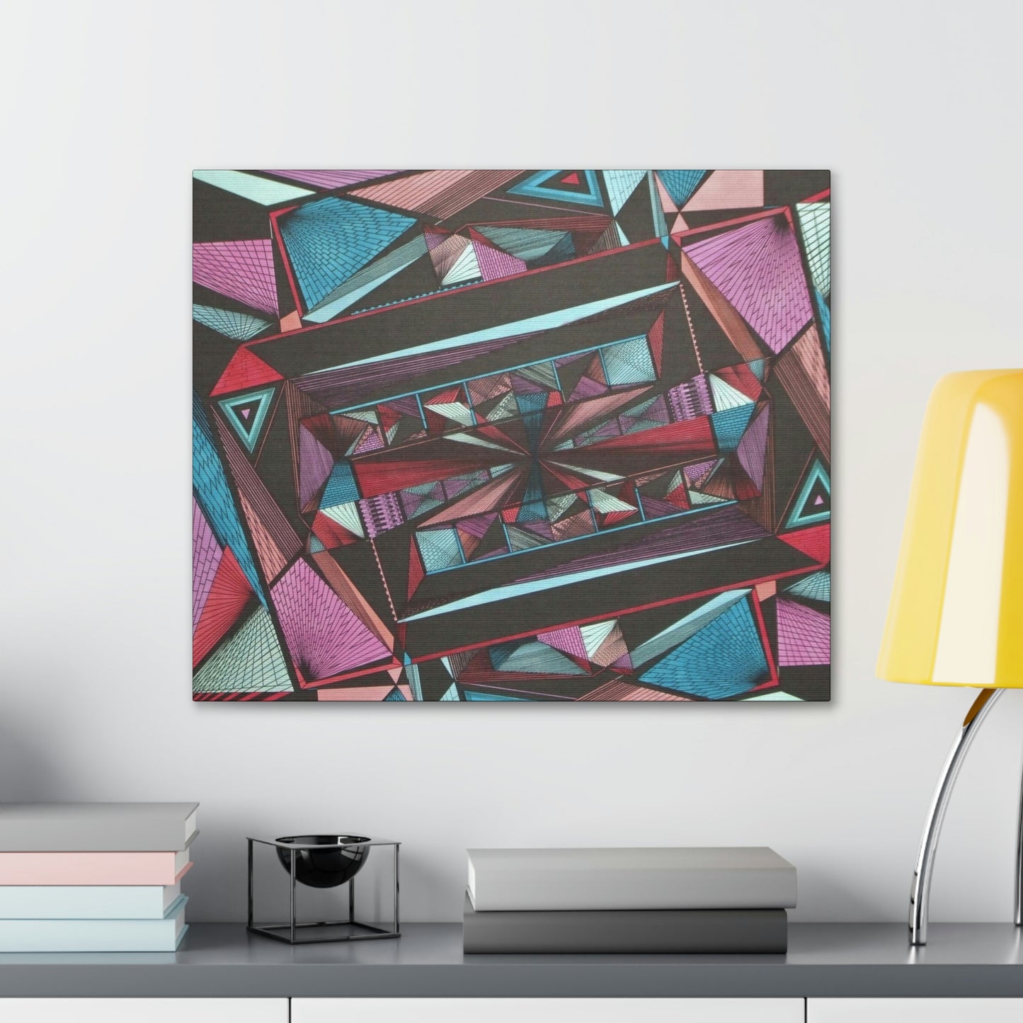 LIGHT DUO MEGALOPOLIS Canvas Gallery Wraps