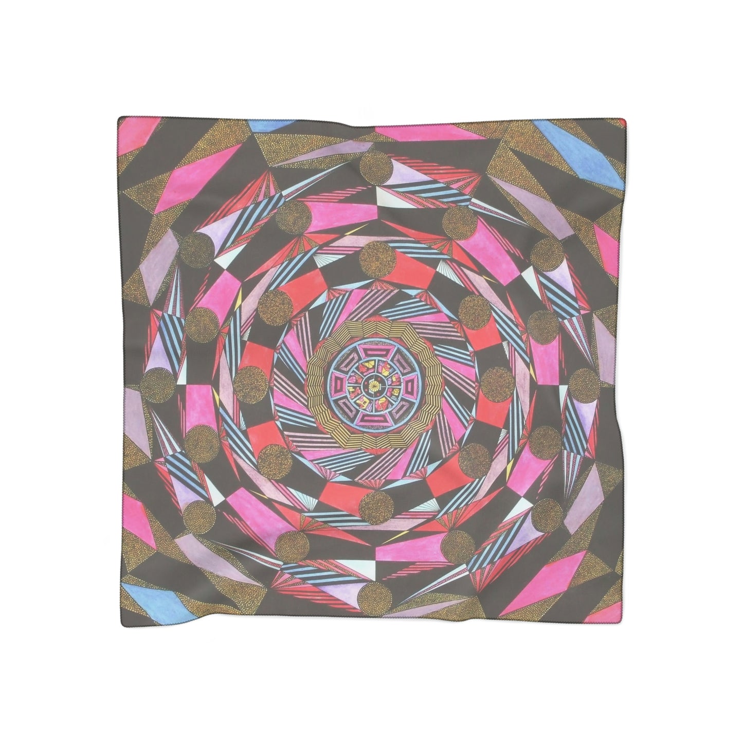 ABSTRACT COLONNADE Poly Scarf