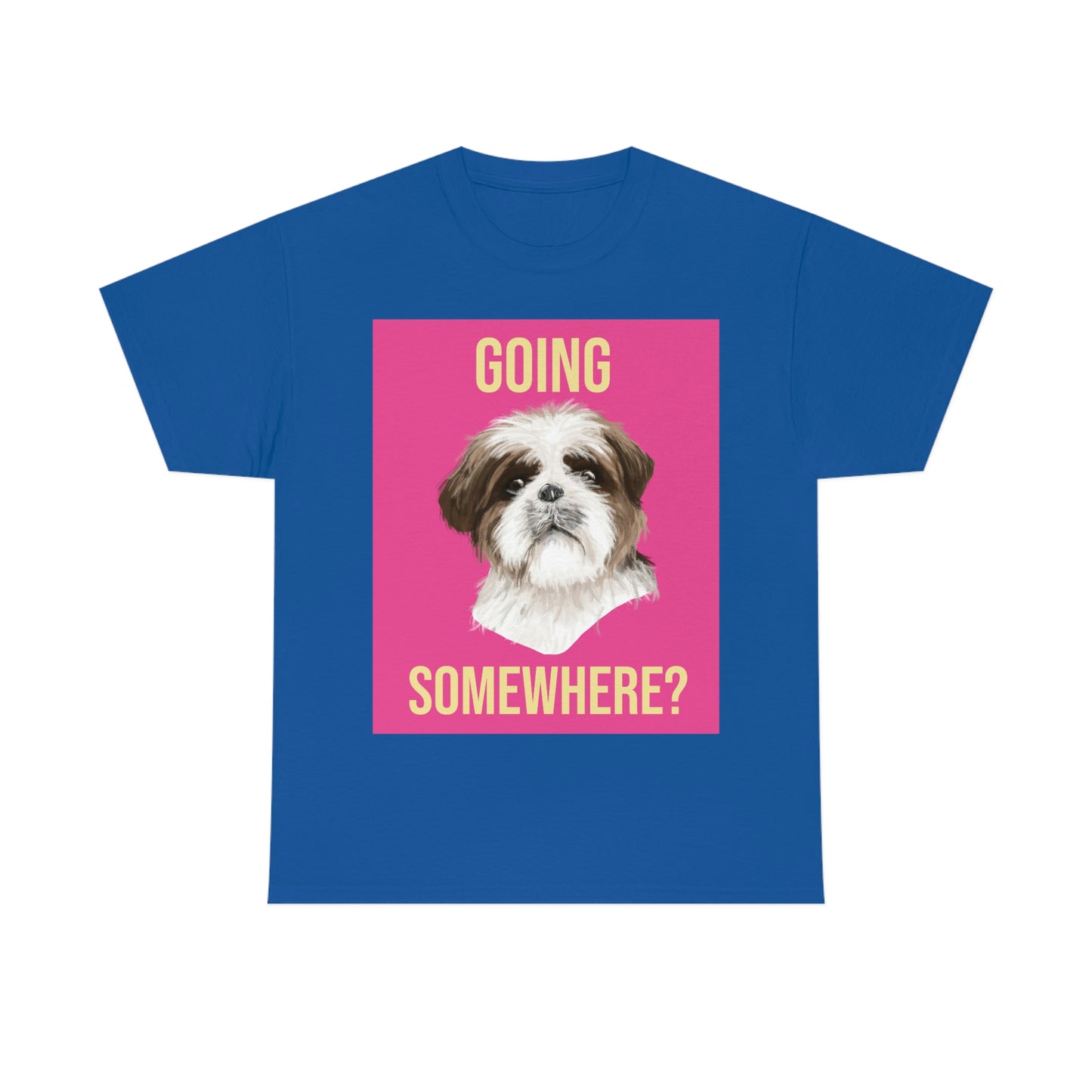 GOING SOMEWHERE? Unisex Heavy Cotton Tee
