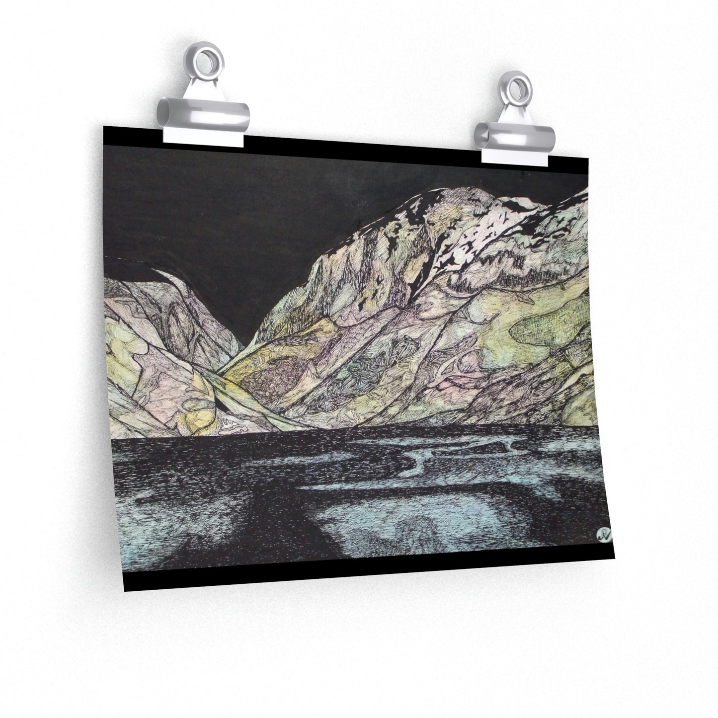LAKE GUDVAGAN Premium Matte horizontal posters