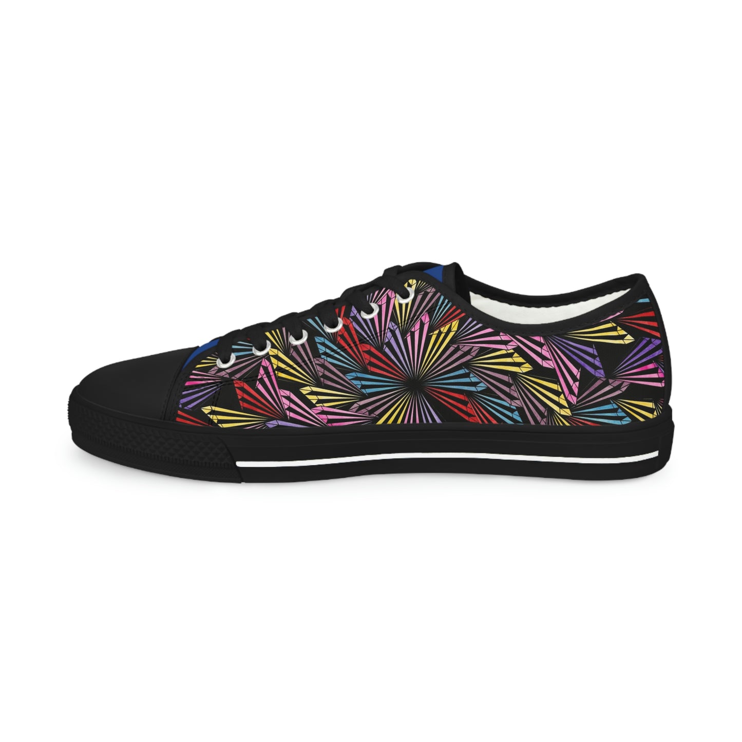 PINWHEEL (BLUE) Men's Low Top Sneakers