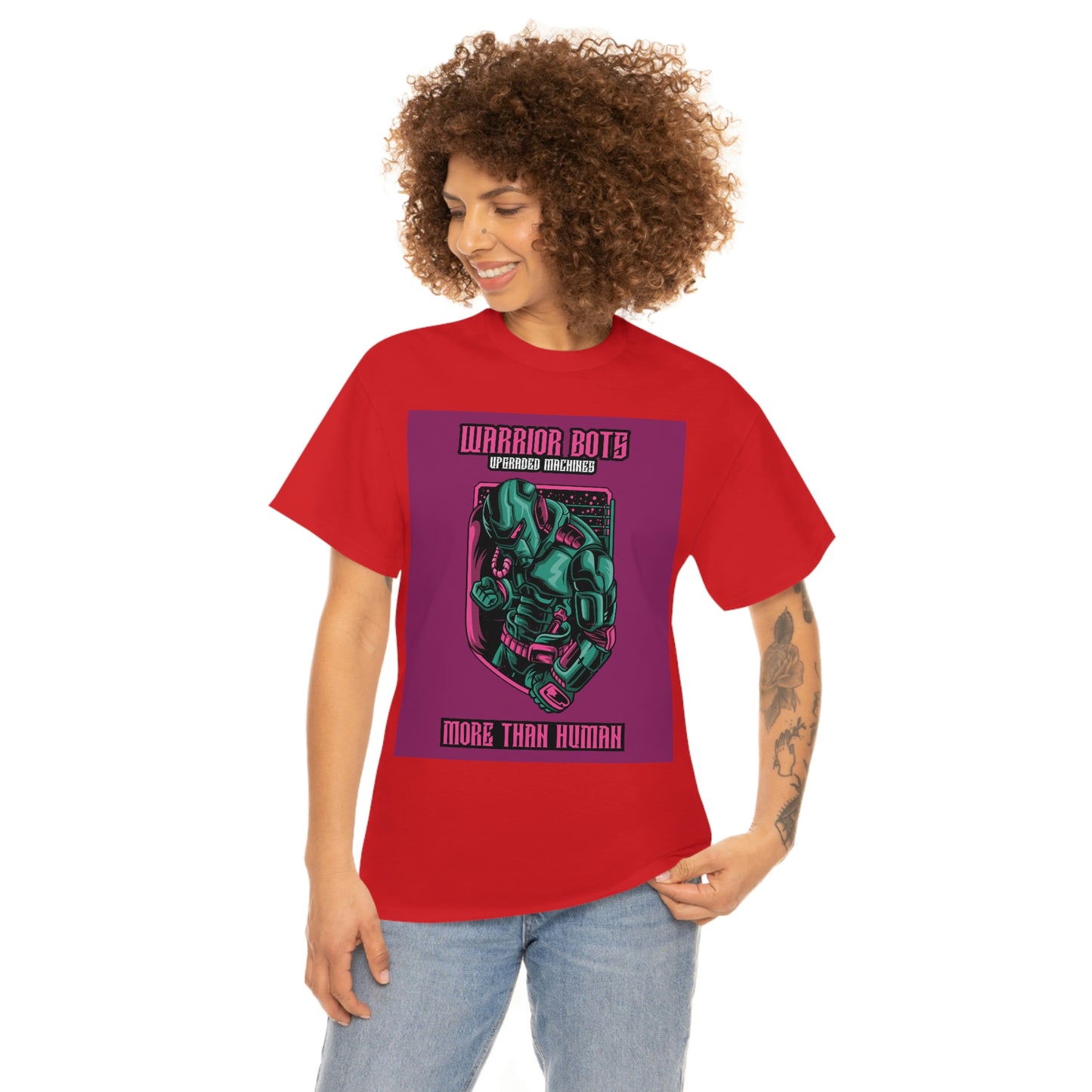 WARRIOR BOTS Unisex Heavy Cotton Tee