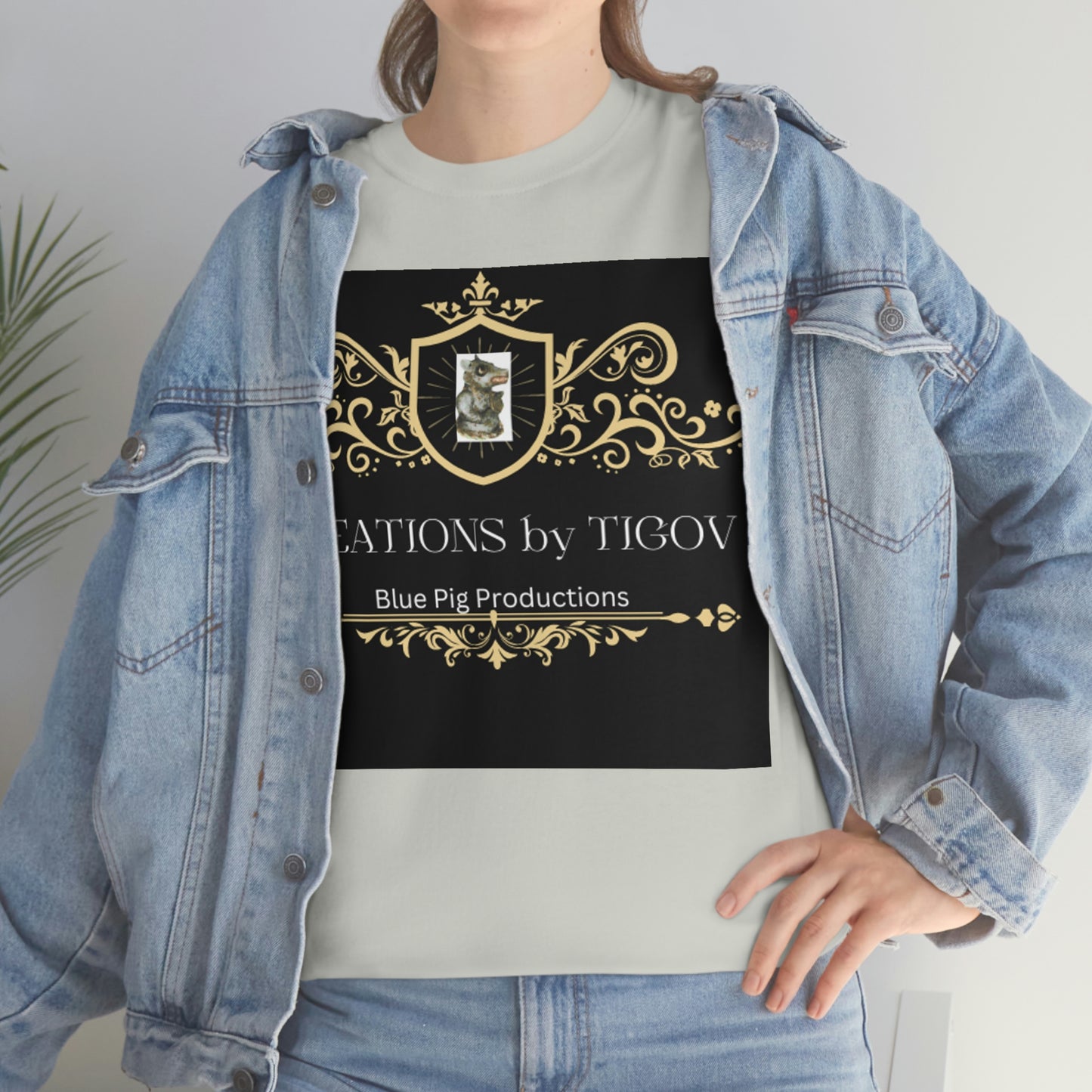 CREATIONS BY TIGOV Unisex Heavy Cotton Tee