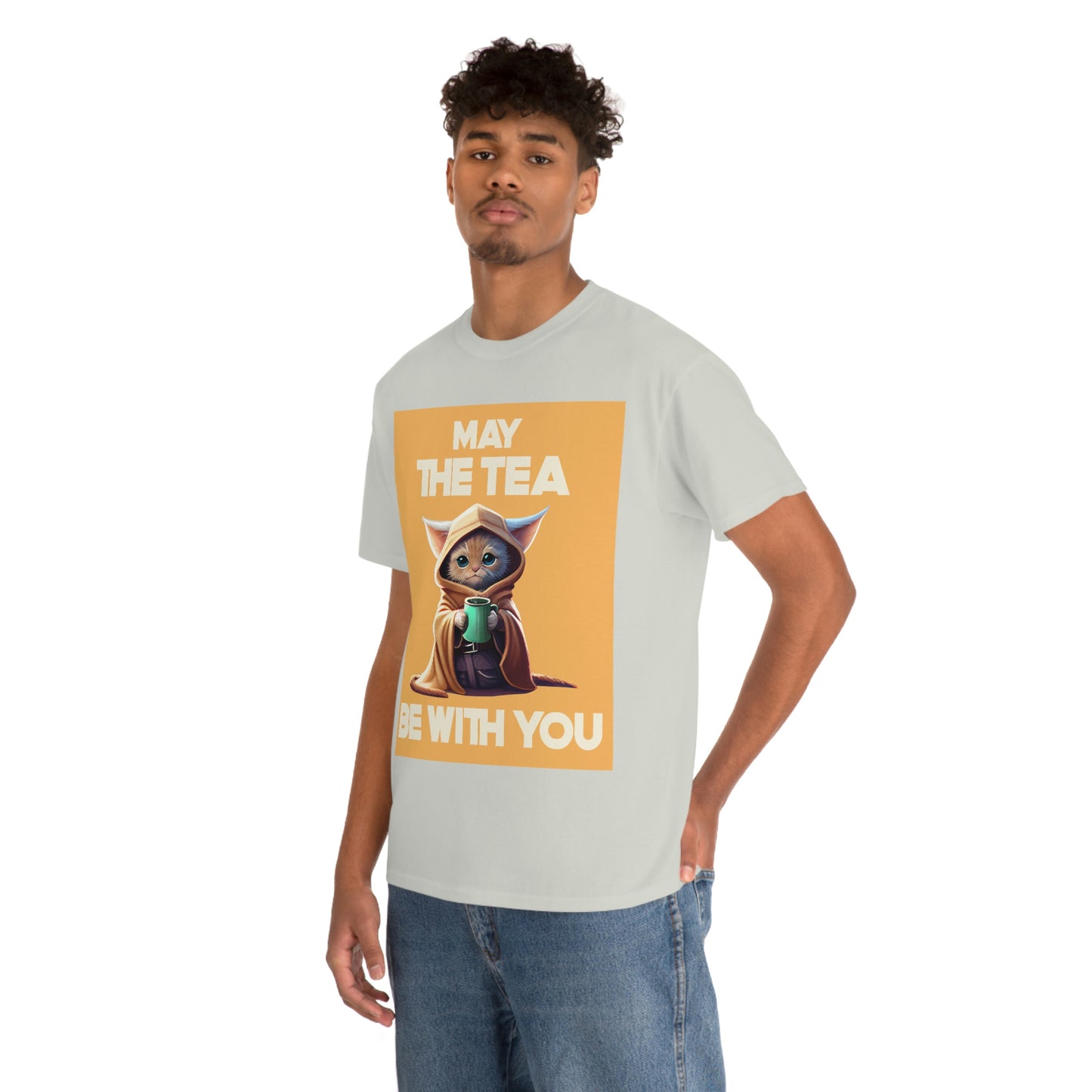 MAY THE TEA BE WITH YOU Unisex Heavy Cotton Tee