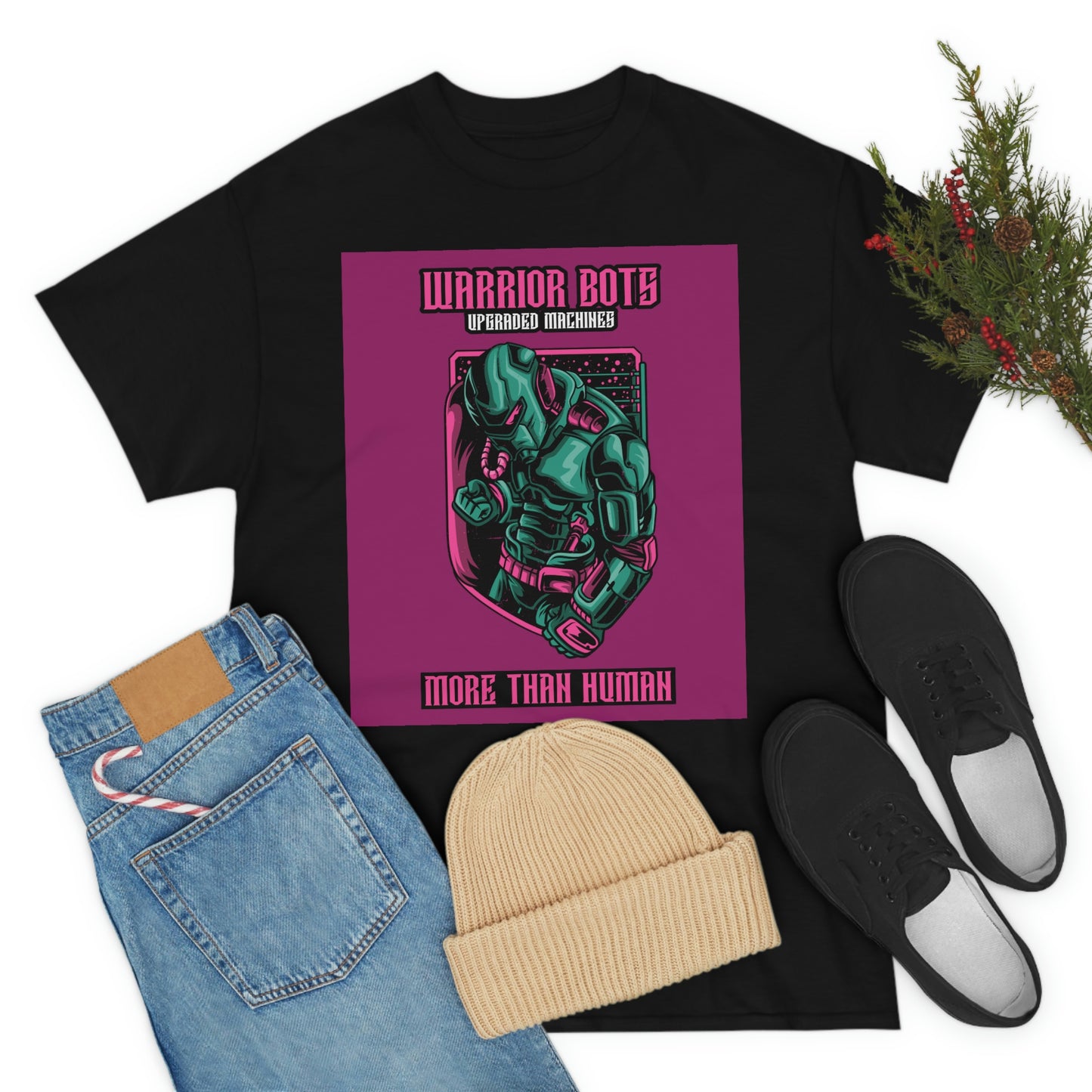 WARRIOR BOTS Unisex Heavy Cotton Tee