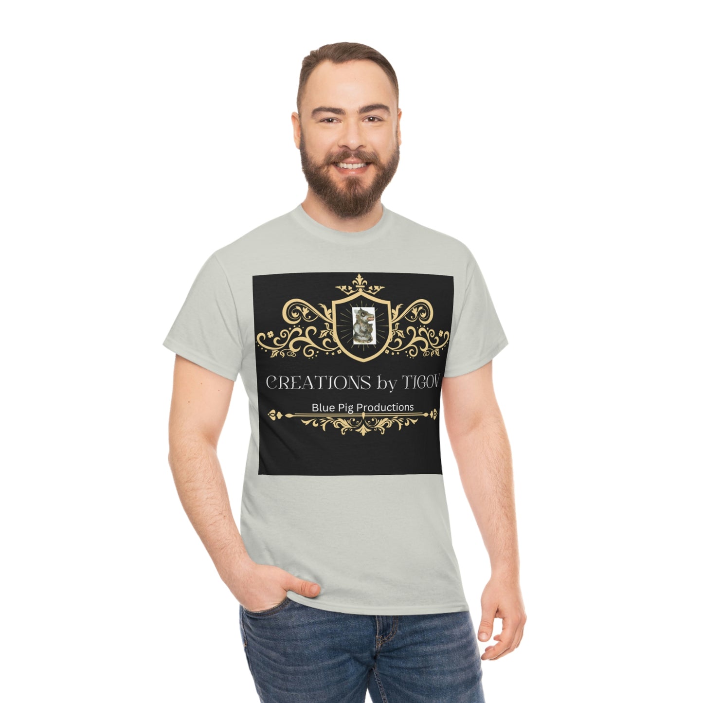CREATIONS BY TIGOV Unisex Heavy Cotton Tee