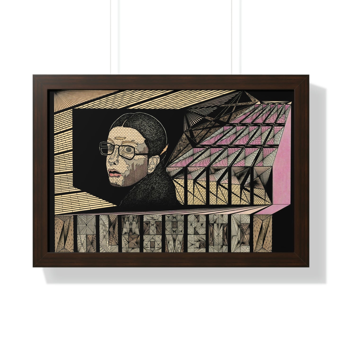 PLATONIC LOVE Framed Horizontal Poster