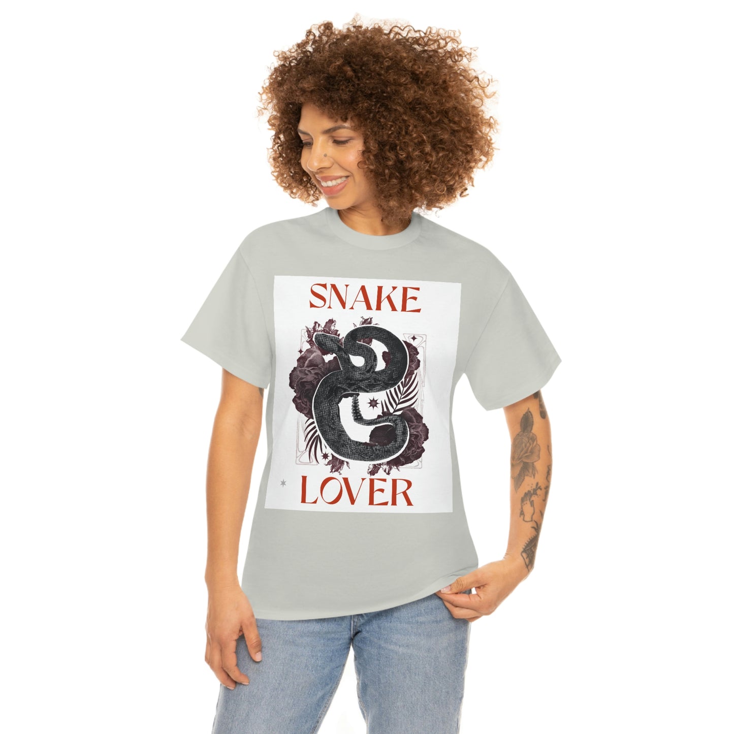 SNAKE LOVER Unisex Heavy Cotton Tee