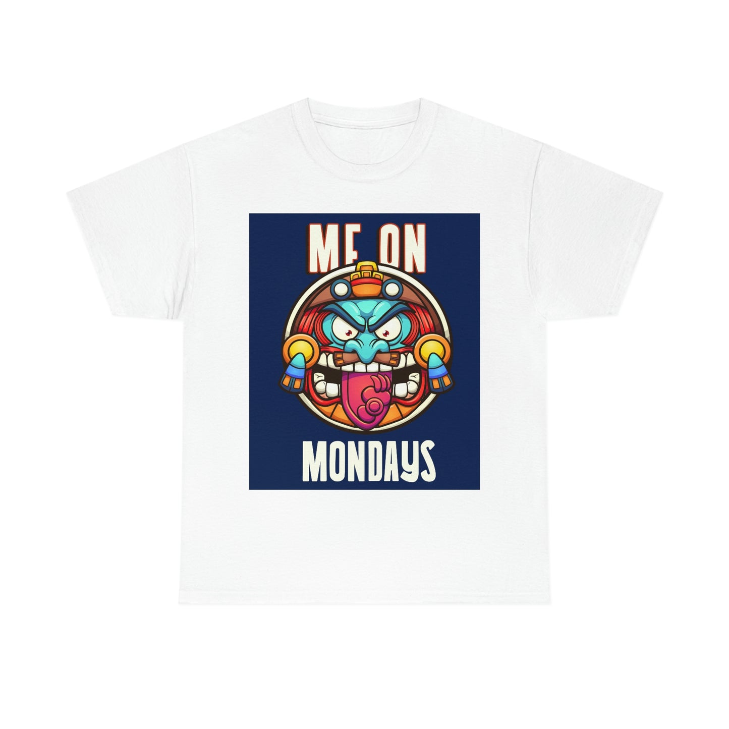 ME ON MONDAYS (BLUE) Unisex Heavy Cotton Tee