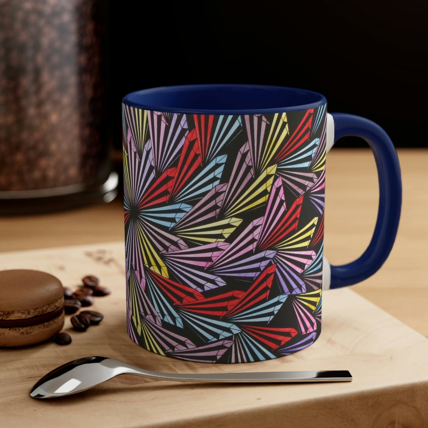 PINWHEEL Accent Coffee Mug, 11oz