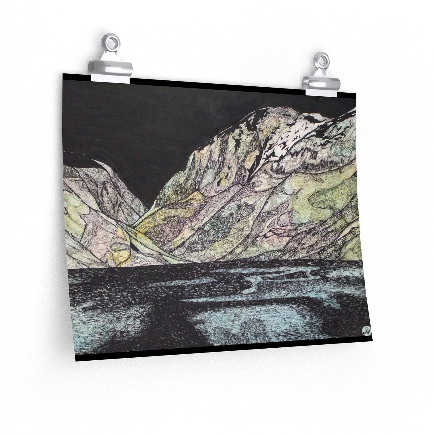 LAKE GUDVAGAN Premium Matte horizontal posters