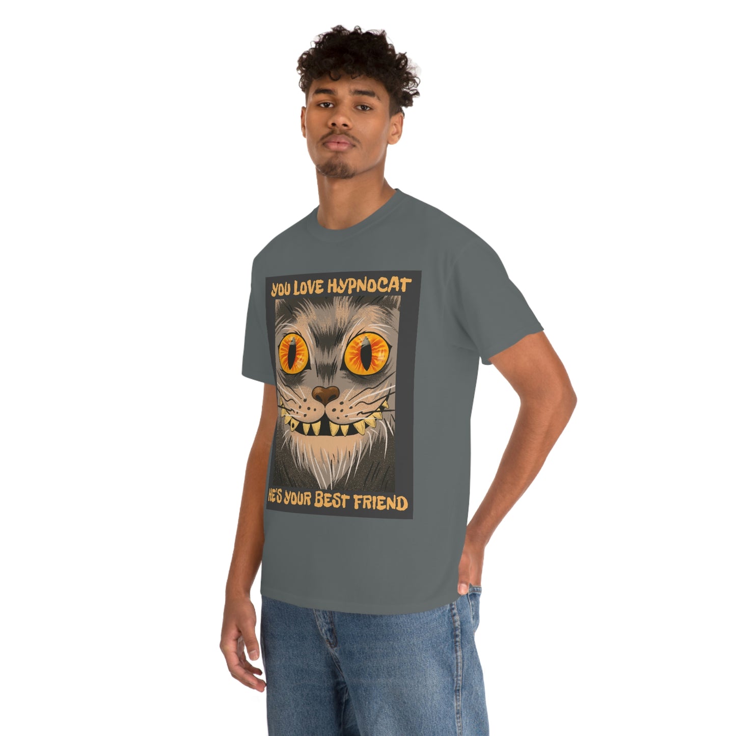 YOU LOVE HYPNOCAT Unisex Heavy Cotton Tee