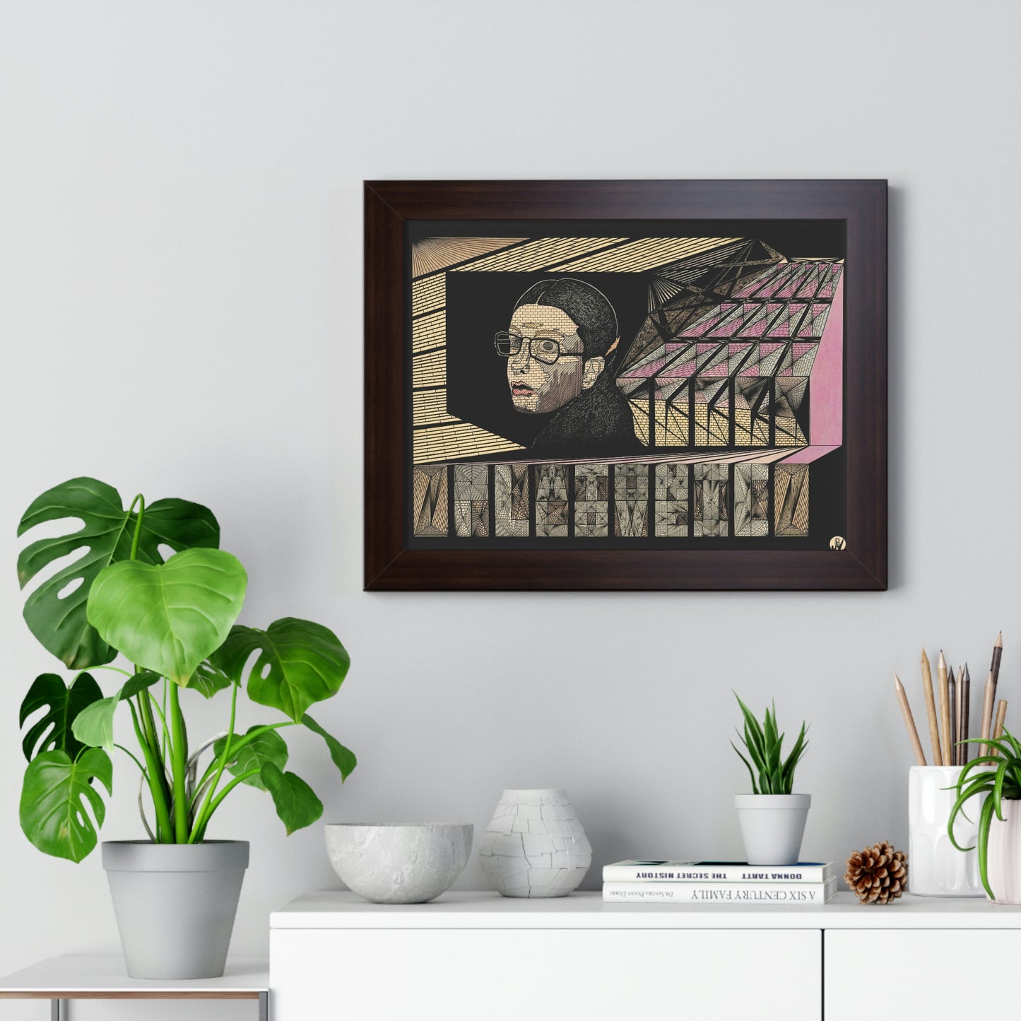 PLATONIC LOVE Framed Horizontal Poster