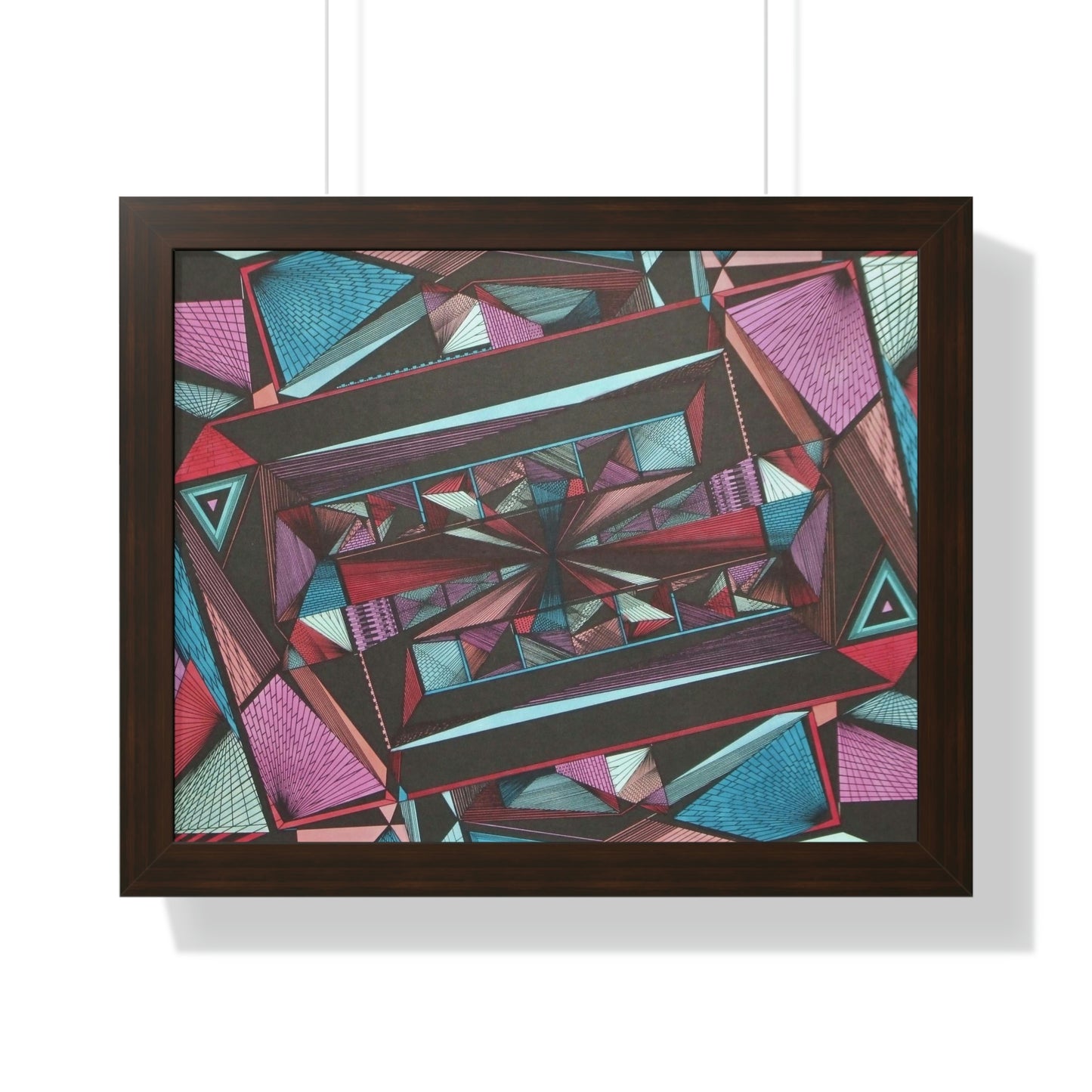 LIGHT DUO MEGALOPOLIS Framed Horizontal Poster